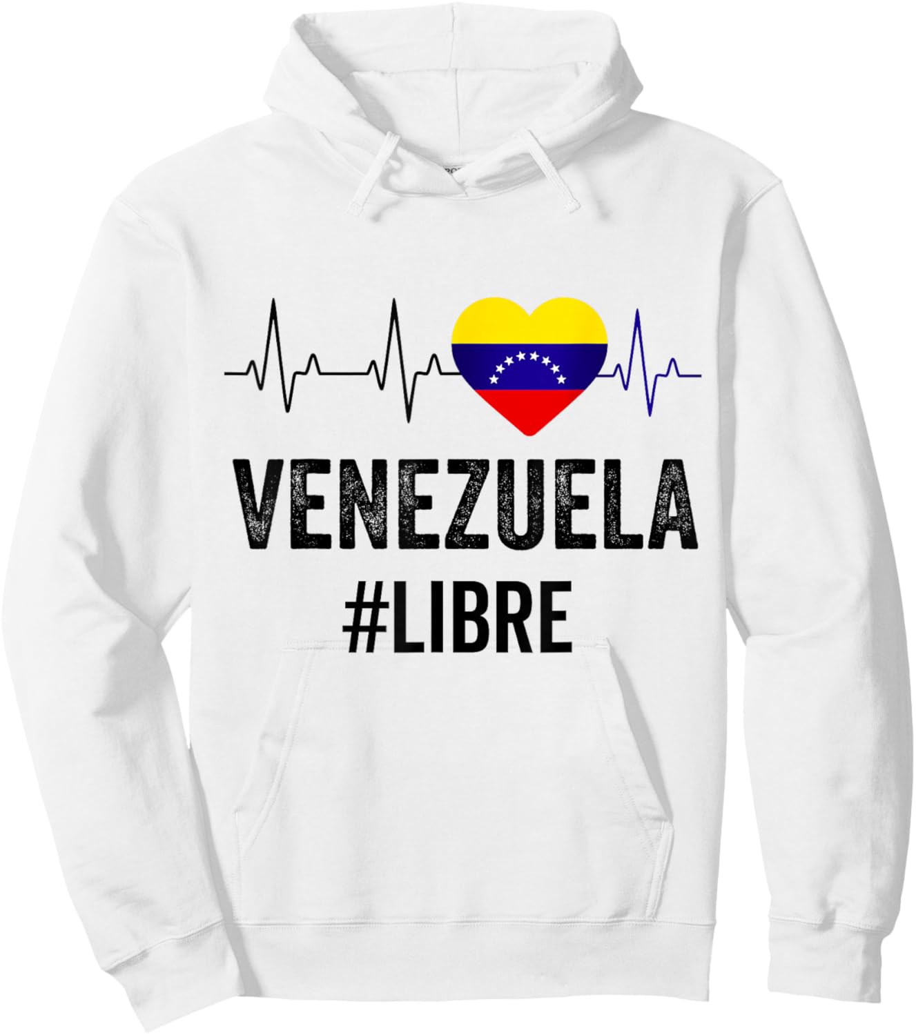 Venezuela Libre Flag Pride Bandera Venezolana Camiseta Root Hoodie - Hoodie | White