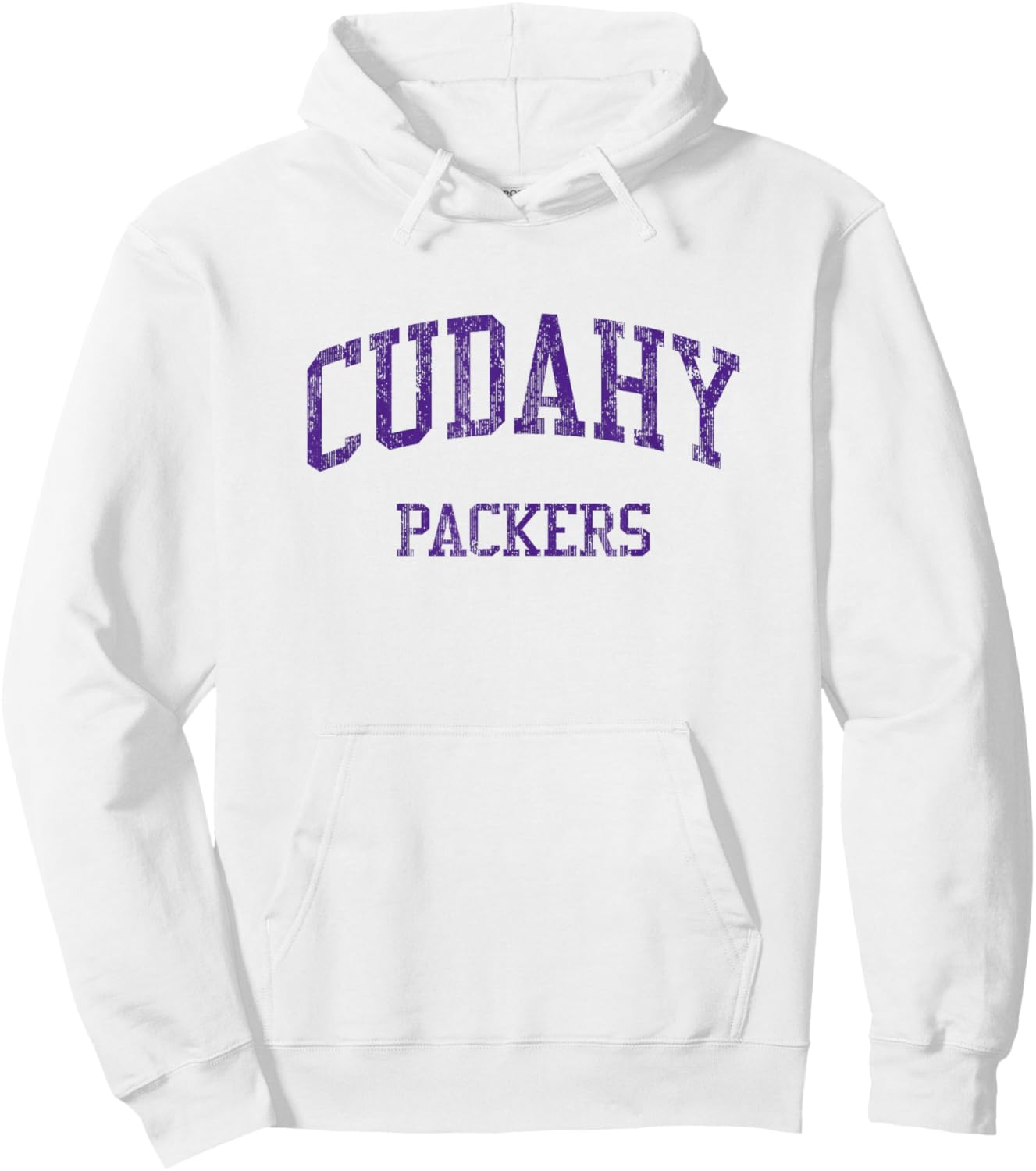 Cudahy High School HS Cudahy WI Vintage Sports Hoodie - Hoodie | White
