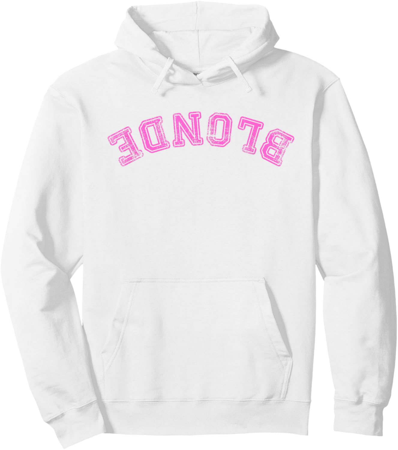 Dumb Blonde Smart Funny Saying Sarcastic Blonde Women Color Hoodie - Hoodie | White