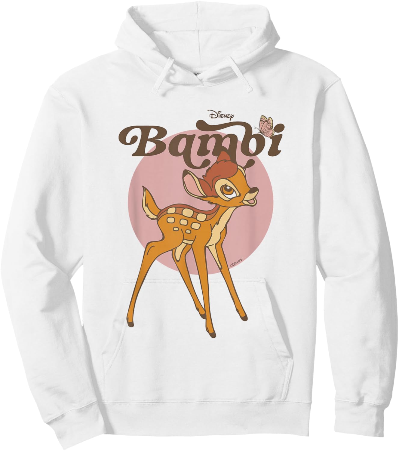 Disney Bambi Classic Character Circle Cute Hoodie - Hoodie | White