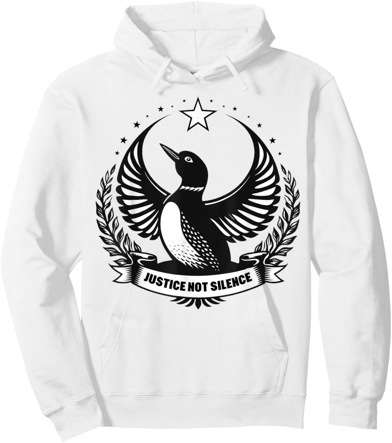 Minnesota Rebel Alliance Political MN Loon Resist Hoodie - Hoodie | White