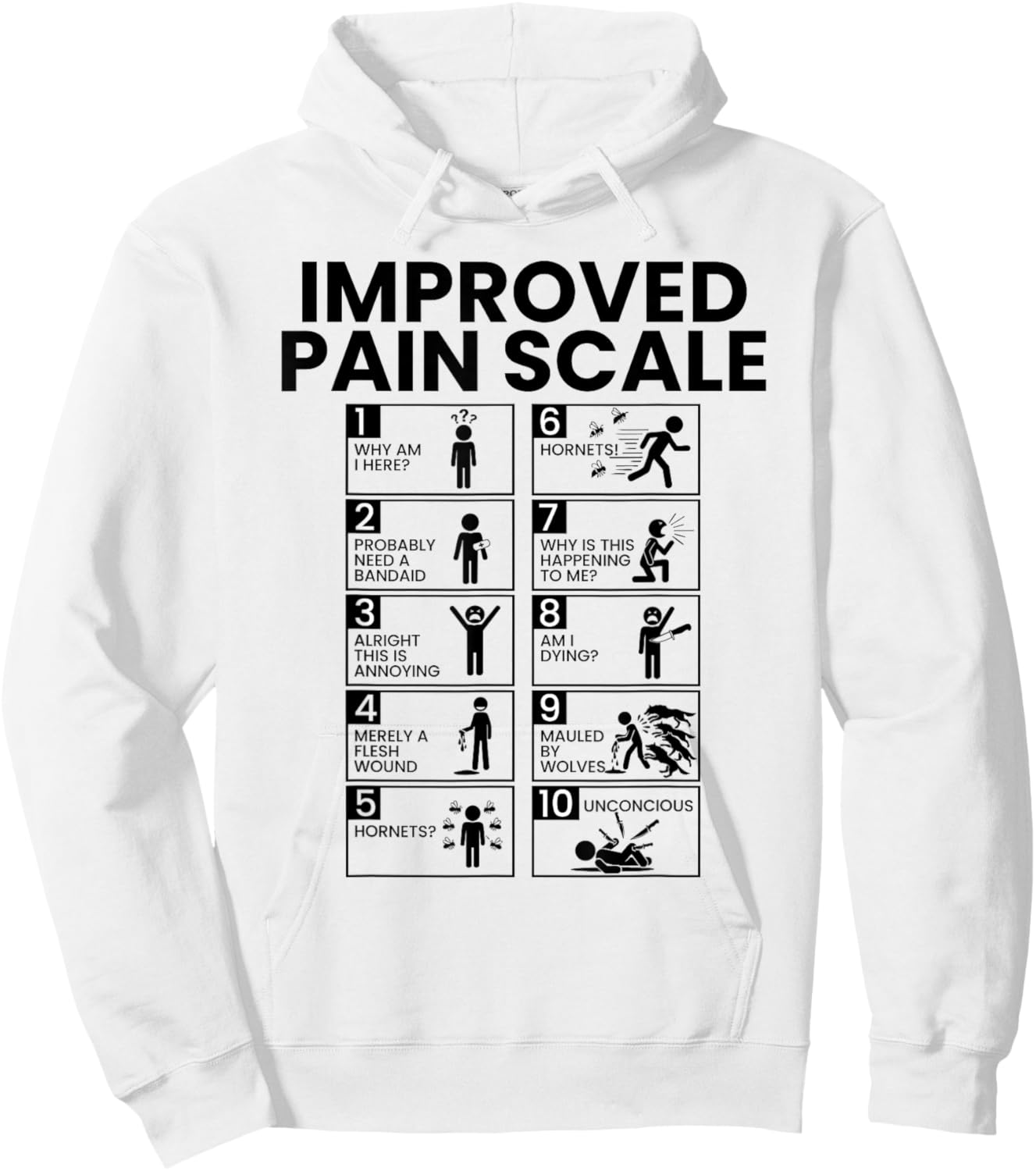 T-Shirt Hoodie - Hoodie | White