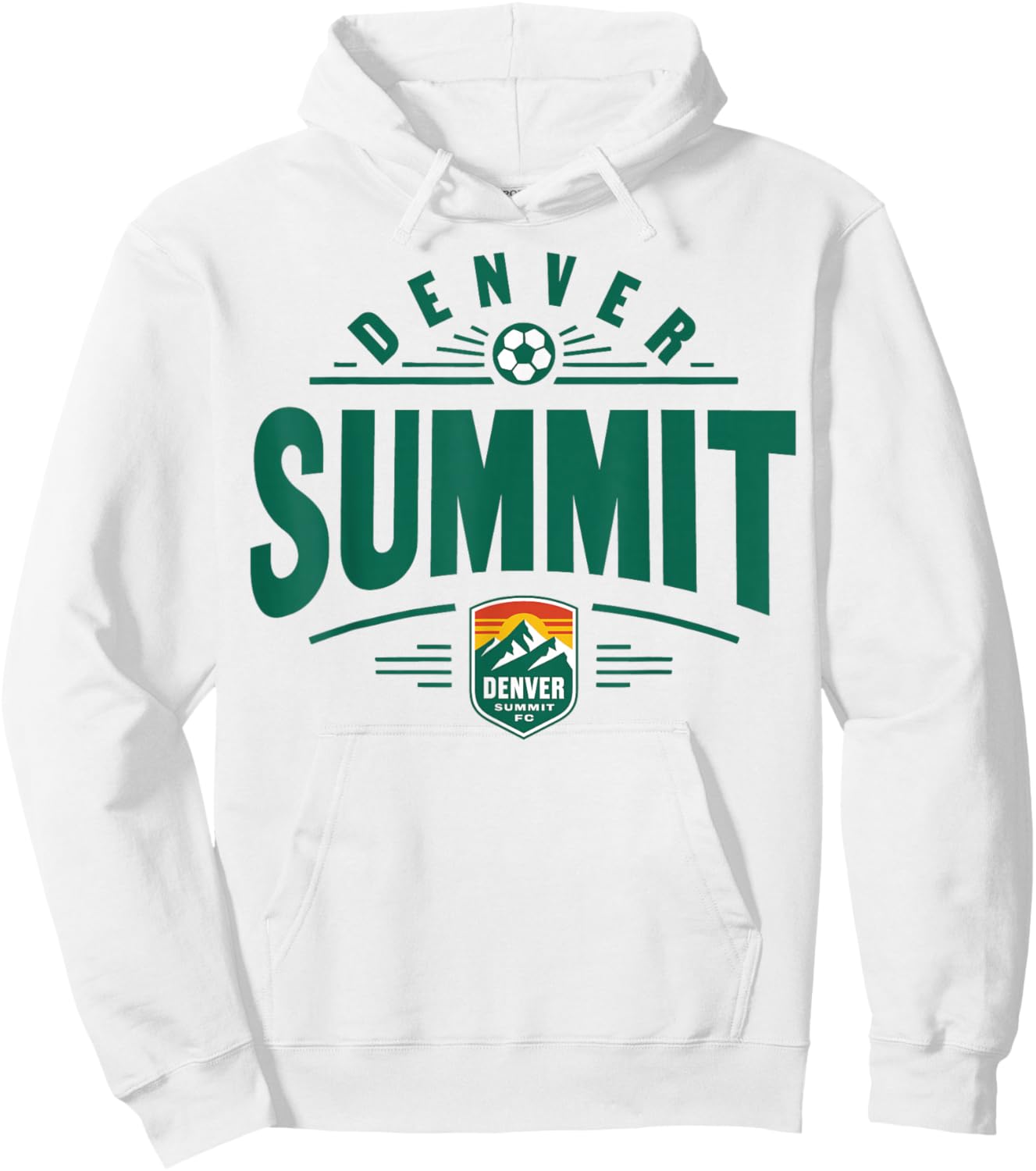 NWSL - Denver Summit - Deco Modern Hoodie - Hoodie | White