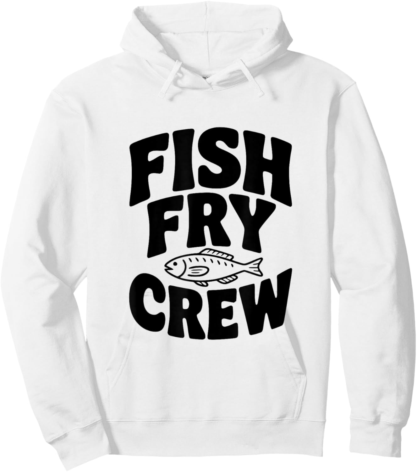 Fish Fry Crew Fishing Lovers Fun Team Hoodie - Hoodie | White
