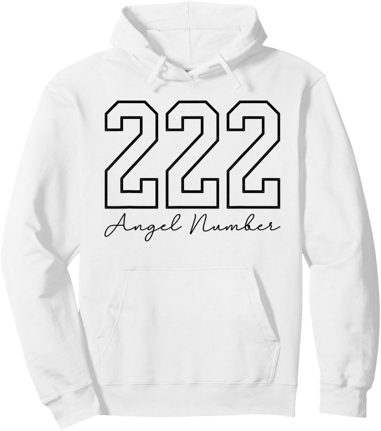 Angel Number 222 Numerology Spirituality Hoodie - Hoodie | White