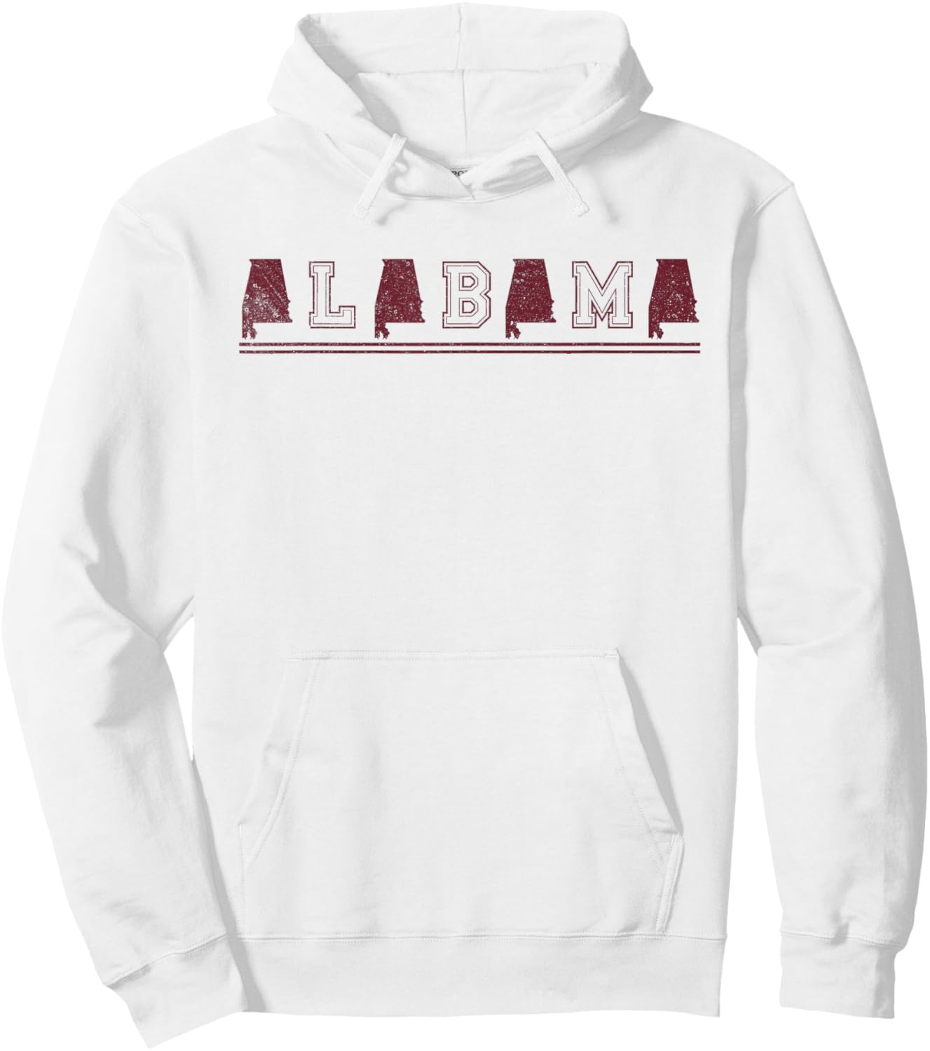 Alabama Retro Vintage Hoodie - Hoodie | White