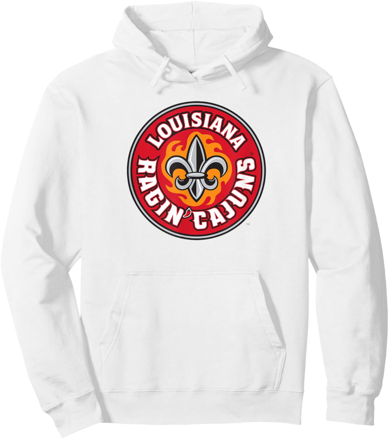 University of Louisiana Lafayette Ragin' Cajuns Athletic Hoodie - Hoodie | White