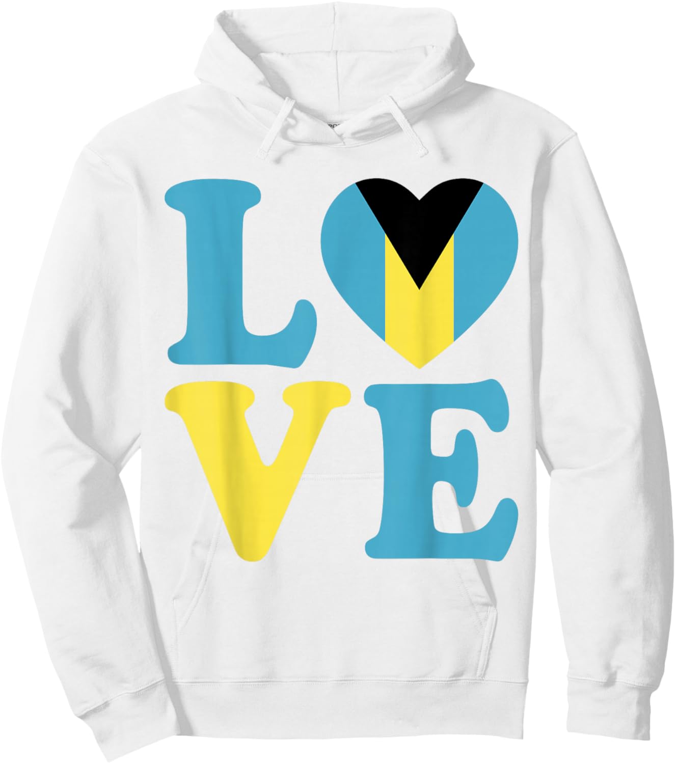 Proud Bahamas Love Nassau Bahamian Flag Family Vacation Trip Hoodie - Hoodie | White