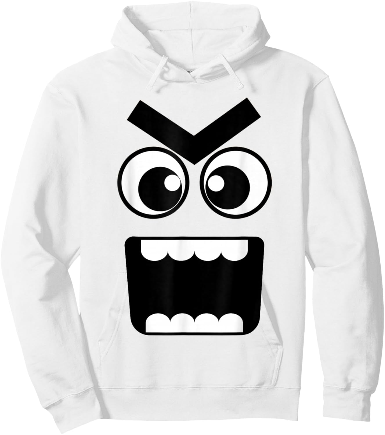 Creepy Carrots Face Funny Halloween Costume Kids and Adults Hoodie - Hoodie | White