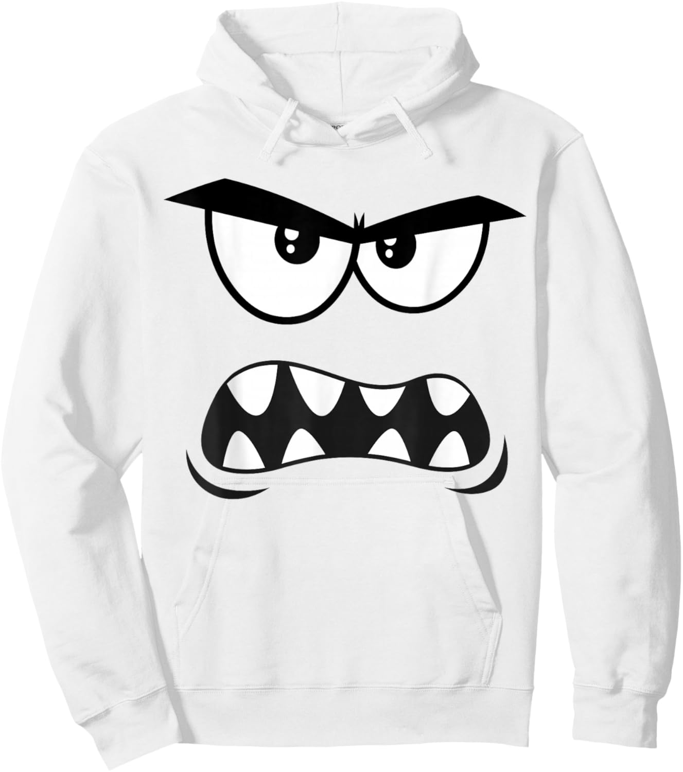 Creepy Carrots Face Funny Halloween Costume Kids and Adults Hoodie - Hoodie | White