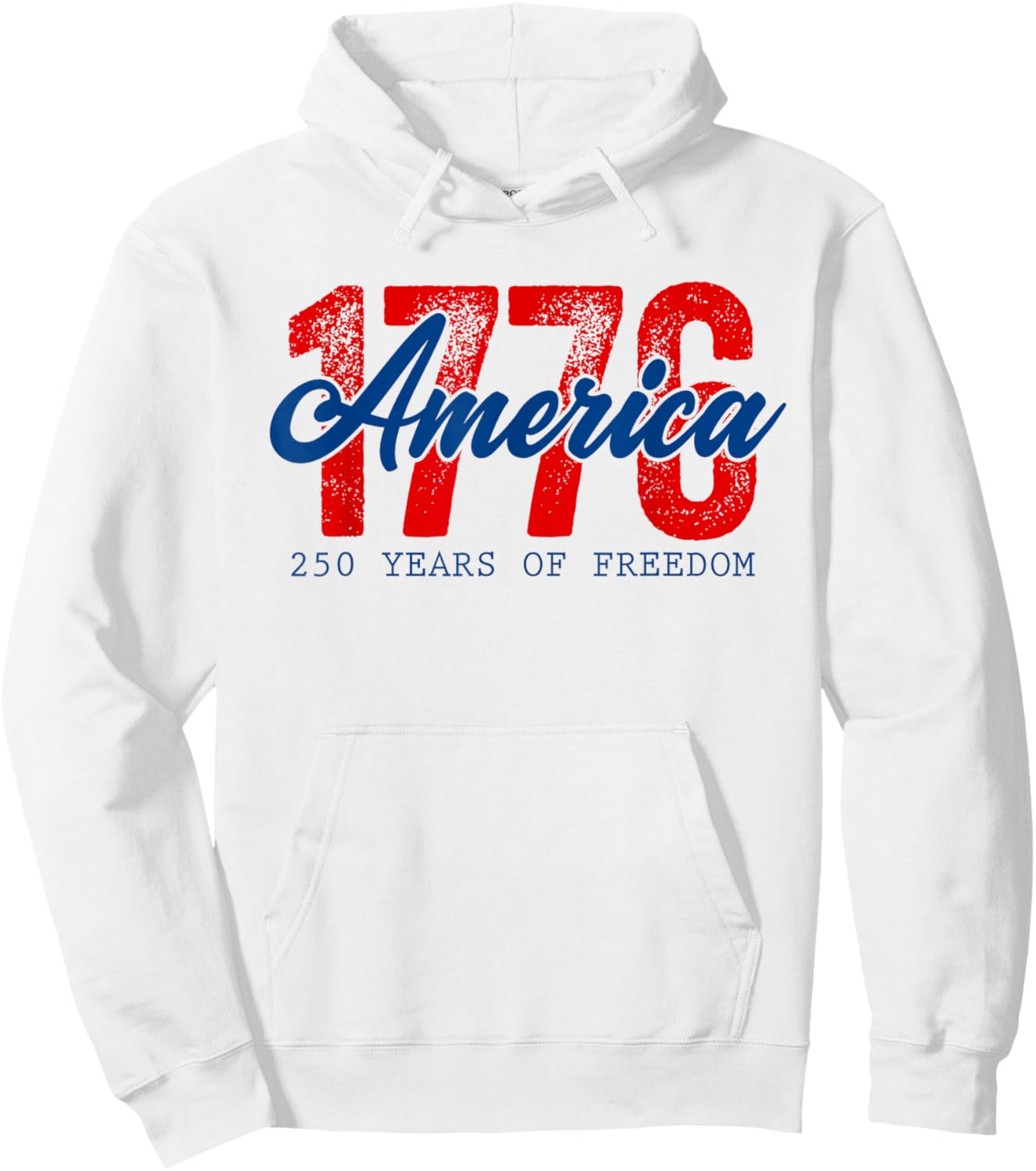 250 Years of Freedom American 1776 2026 250th USA Birthday Hoodie - Hoodie | White