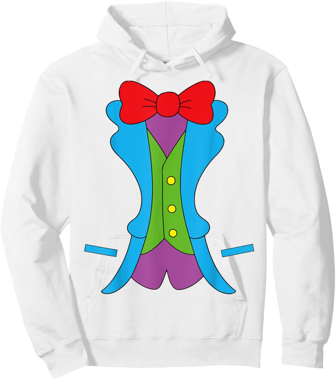 March Hare, Alice in Wonderland, DIY Group Halloween Costume Hoodie - Hoodie | White