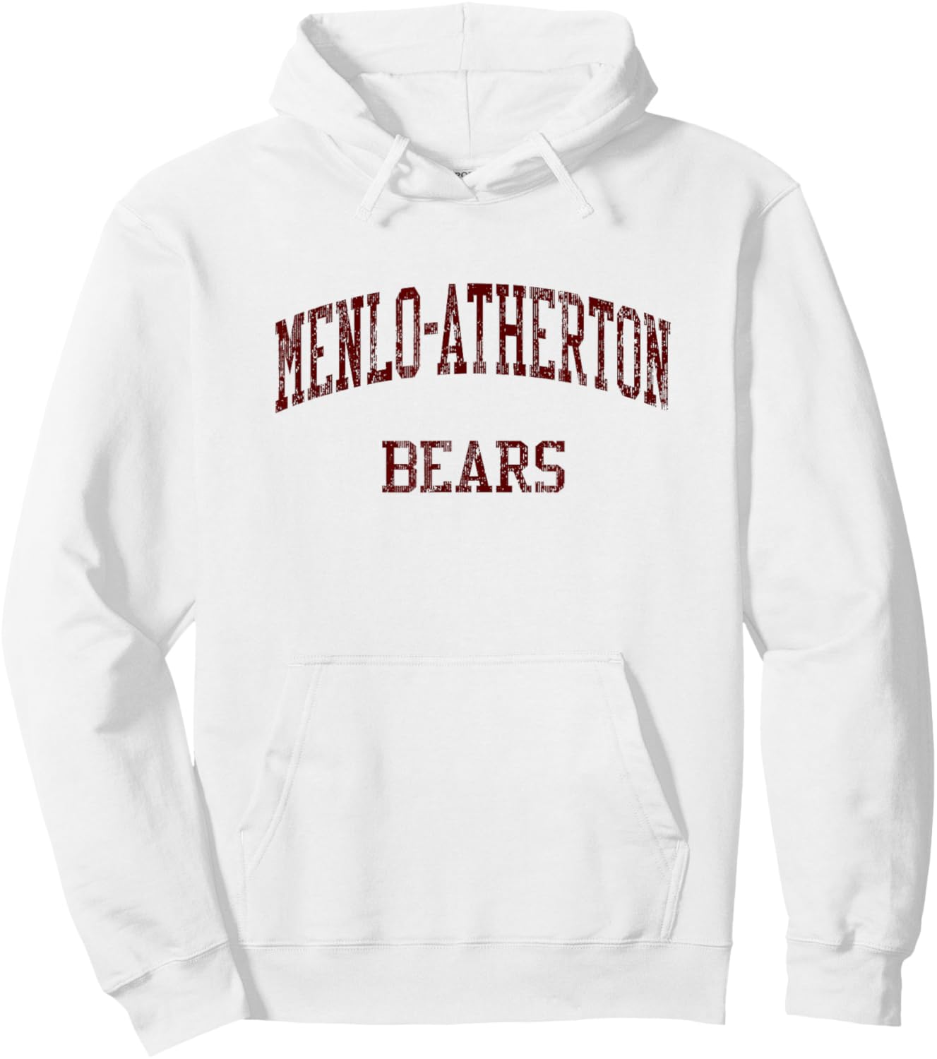 Menlo-Atherton High School HS Atherton CA Vintage Sports Hoodie - Hoodie | White