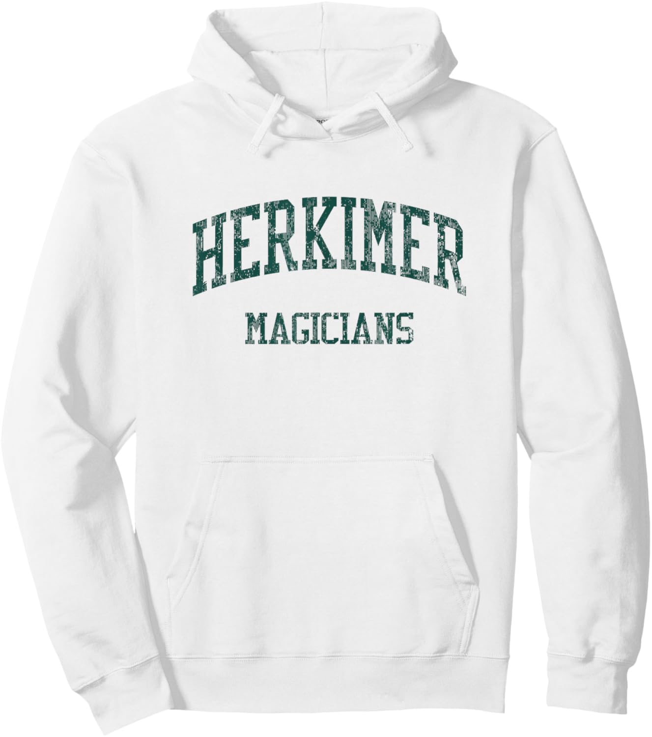 Herkimer High School HS Herkimer NY Vintage Sports Hoodie - Hoodie | White