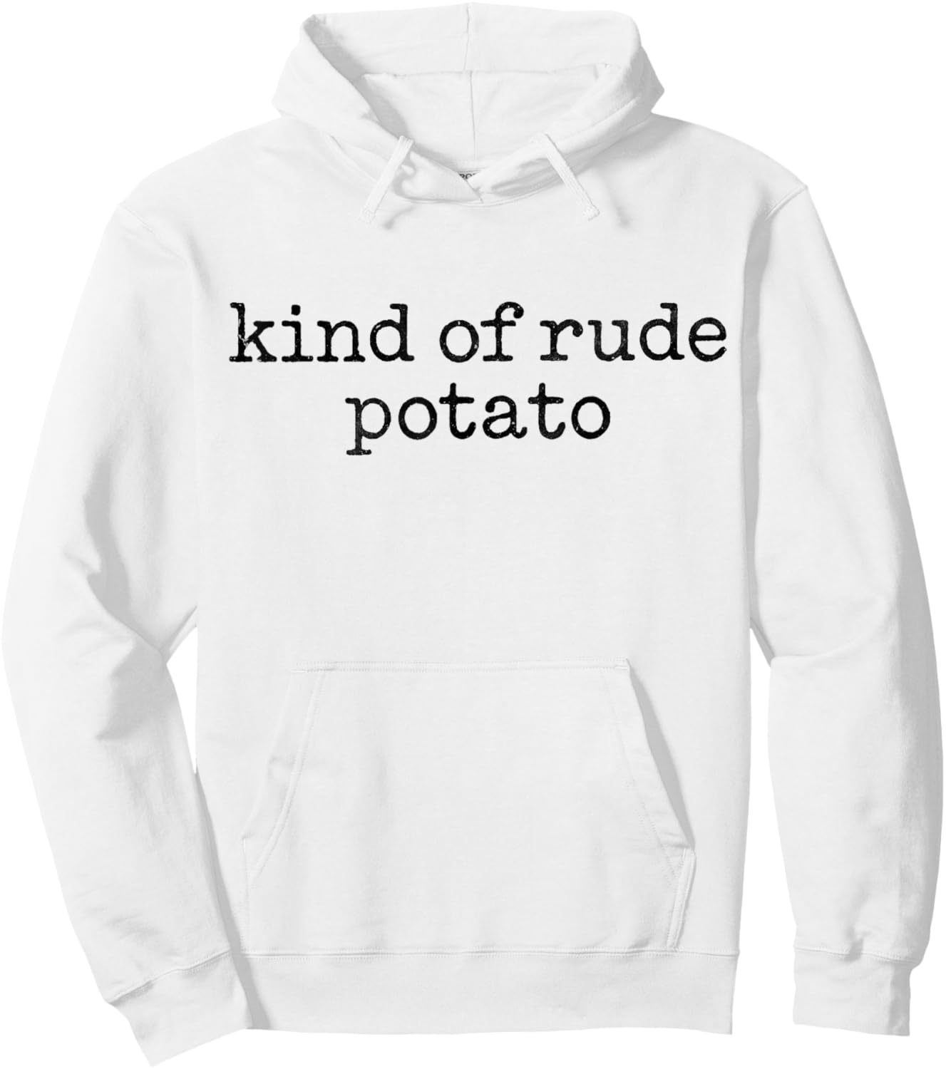 Matching Funny Sweet Potato Kind of Rude Potato Gifts Hoodie - Hoodie | White
