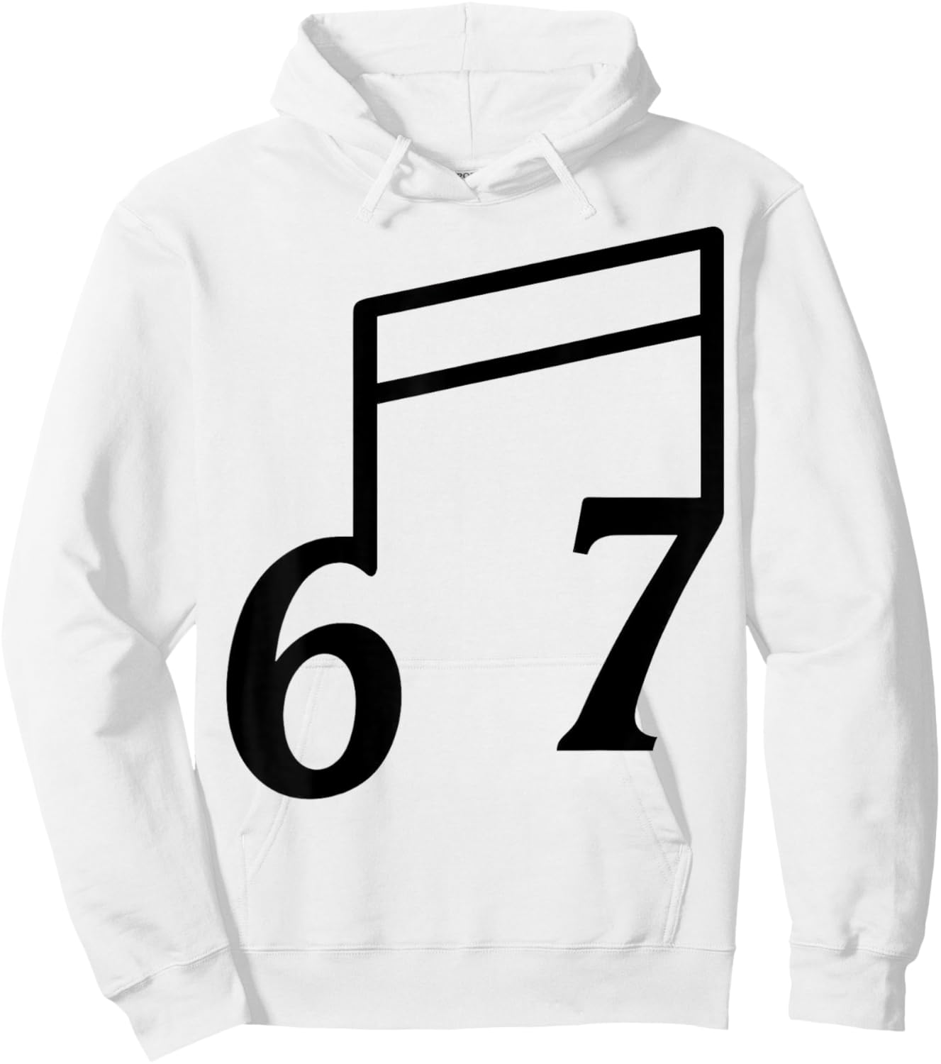 Funny 6 7 Six Seven Meme 67 Music Teacher Hoodie - Hoodie | White
