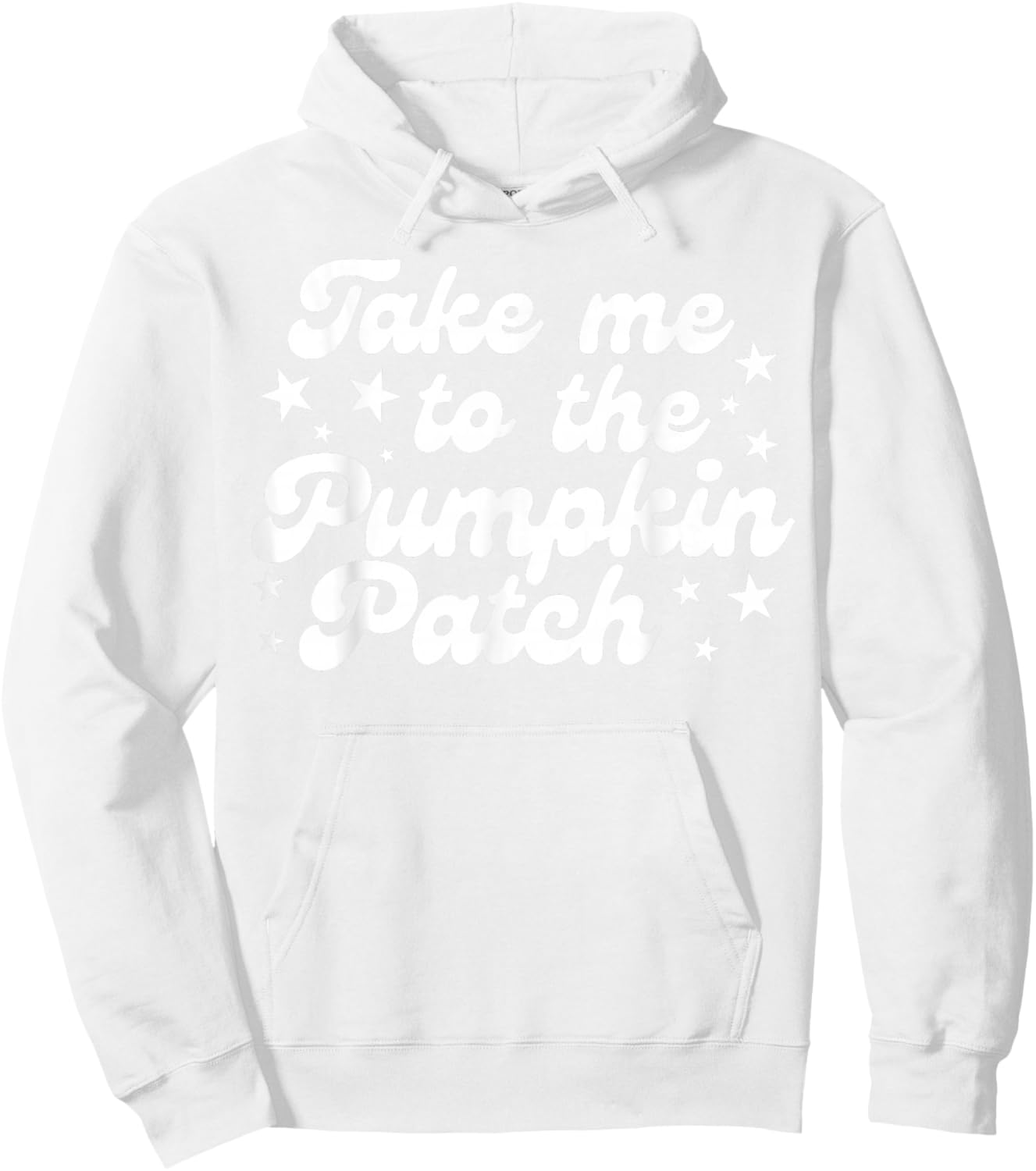 Take Me to The Pumpkin Patch Fall Thanksgiving Autumn Retro Hoodie - Hoodie | White