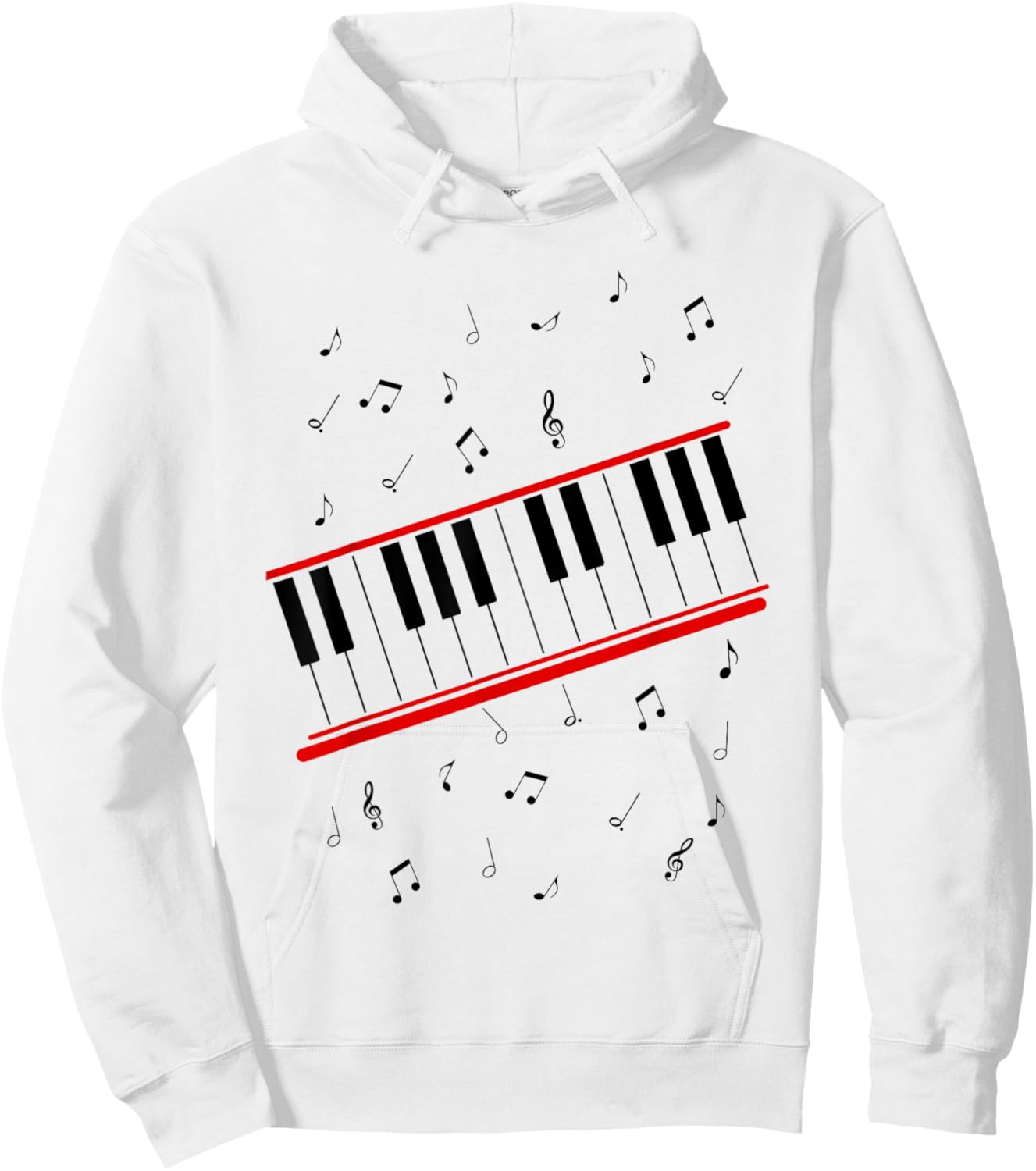 Piano Beat it Music Cosplay Hoodie - Hoodie | White