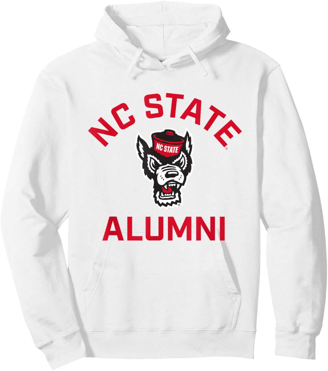 NC State Wolfpack Arched Alumni Hoodie - Hoodie | White