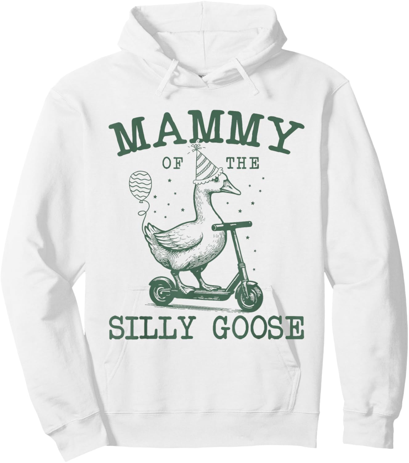 Mammy of The Silly Goose First Birthday Family Matching Hoodie - Hoodie | White