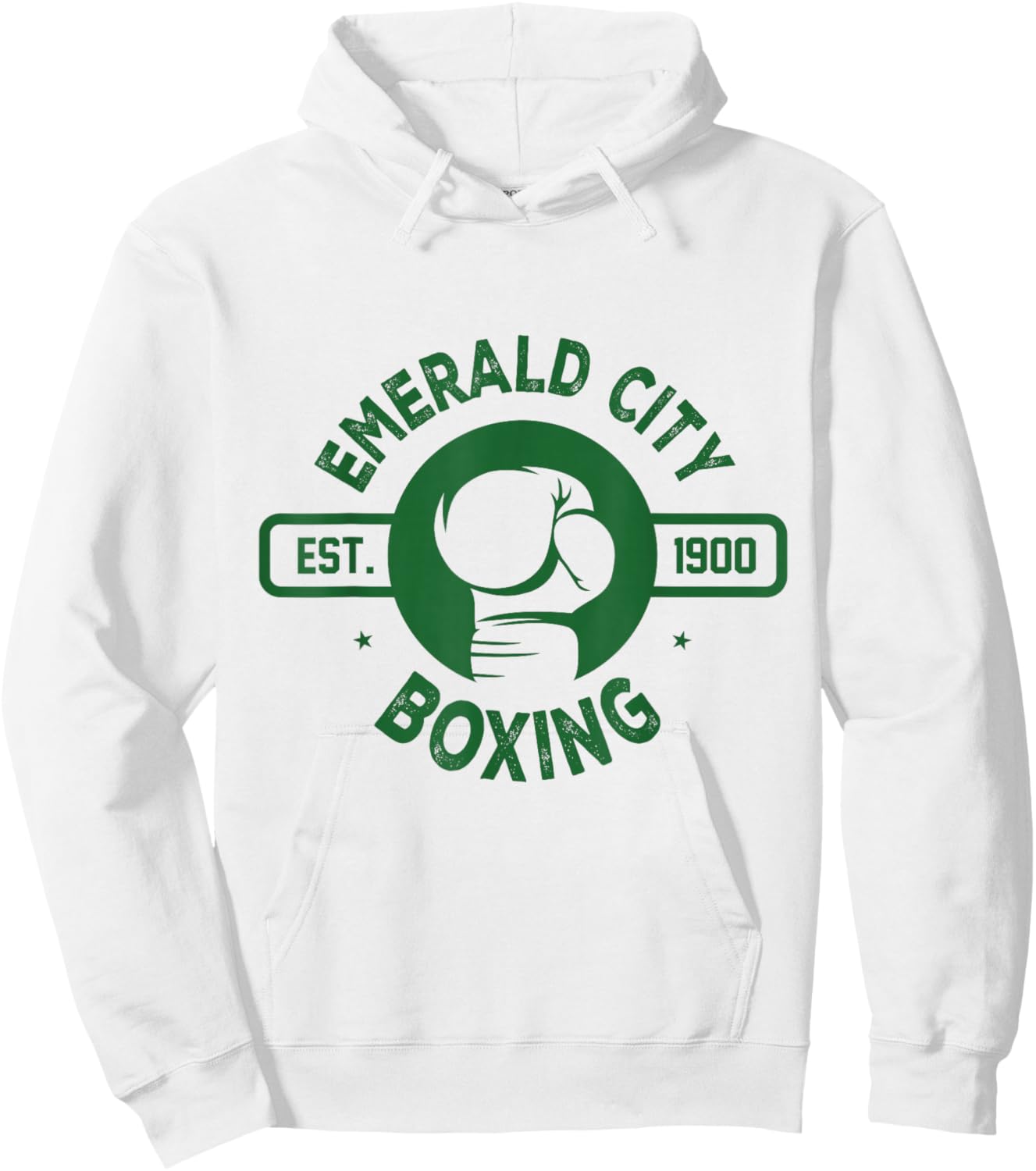 Wizard of Oz Emerald City Boxing Costume Halloween Adult Kid Hoodie - Hoodie | White