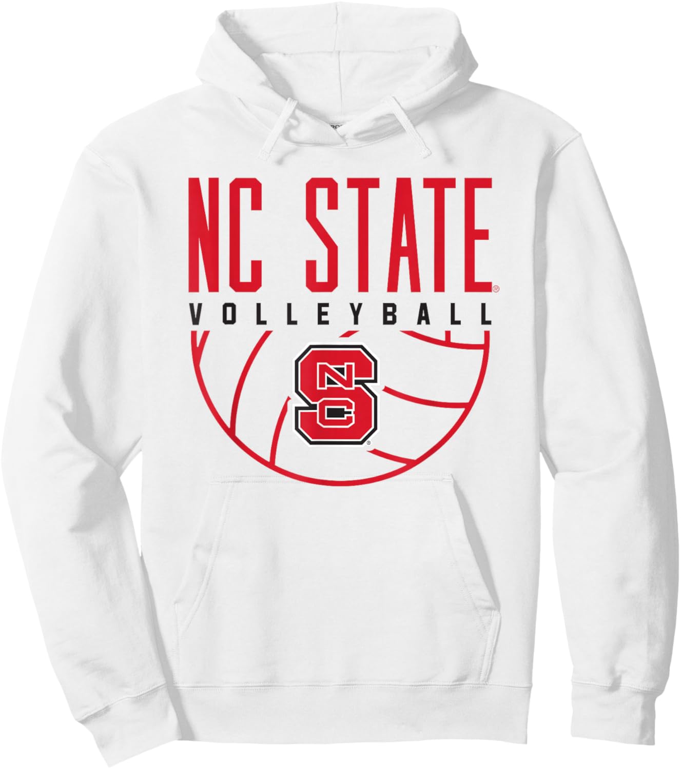 NC State Wolfpack Volleyball Hoodie - Hoodie | White