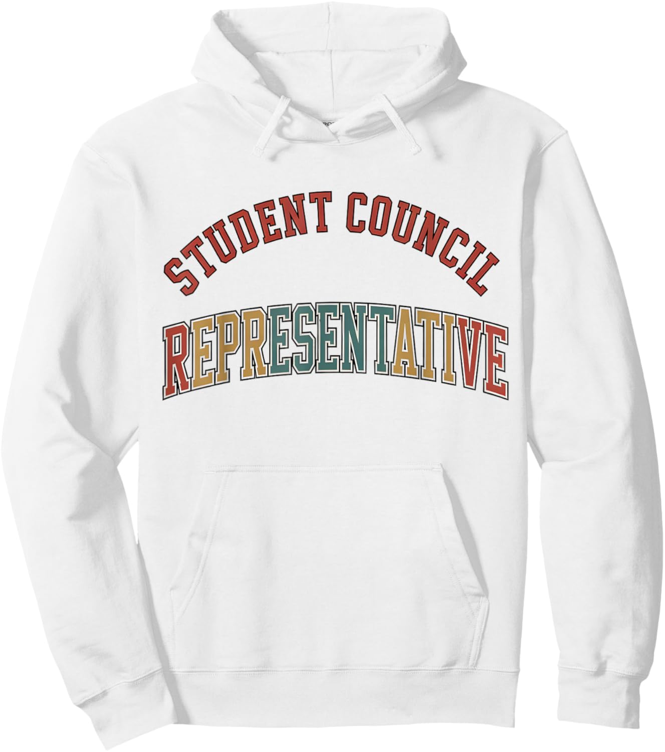 Student Council Representative Teacher Student Council Vibes Hoodie - Hoodie | White