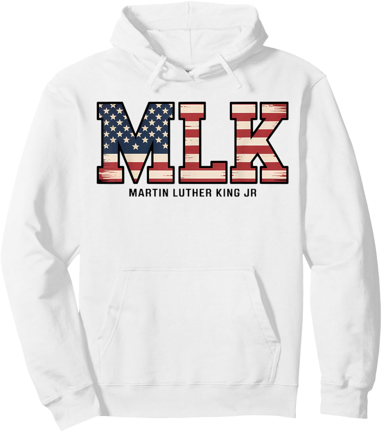 MLK Freedom Martin Luther King jr Day Hoodie - Hoodie | White