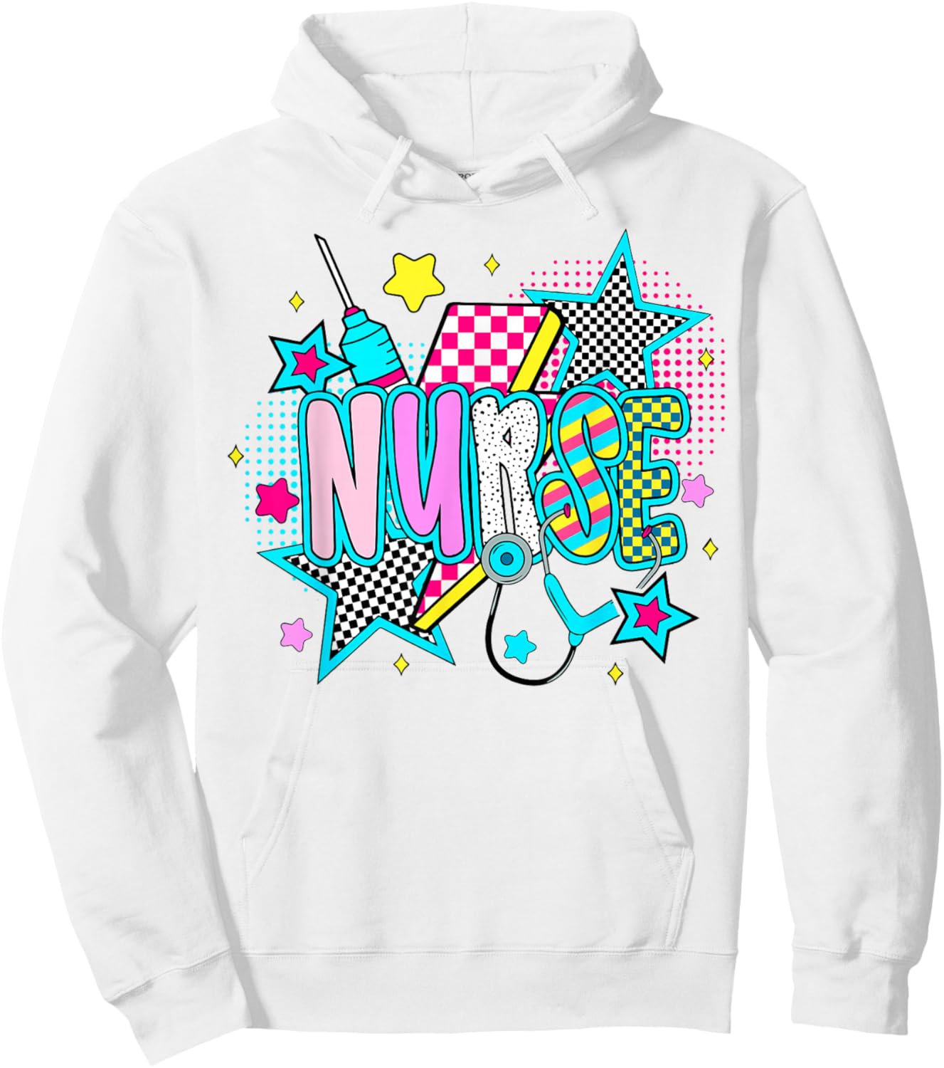 T-Shirt Hoodie - Hoodie | White
