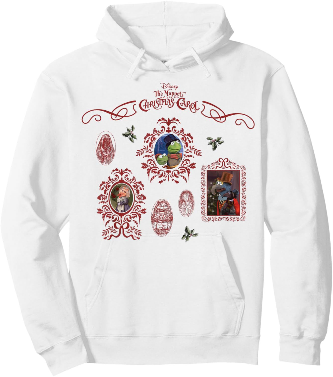Disney The Muppet Christmas Carol Holiday Coquette Frames Hoodie - Hoodie | White