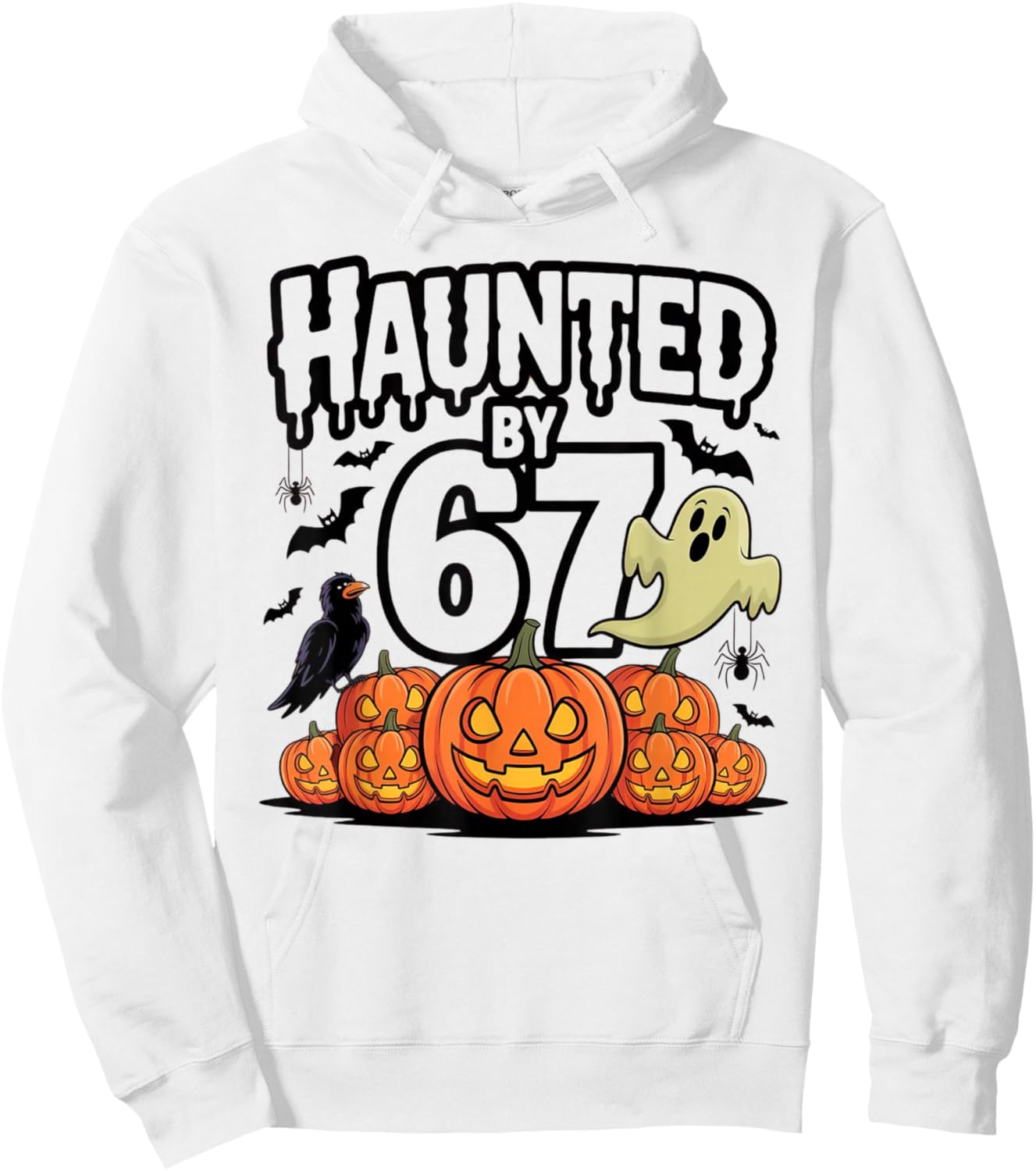 Haunted by 6 7 Hoodie - Hoodie | White