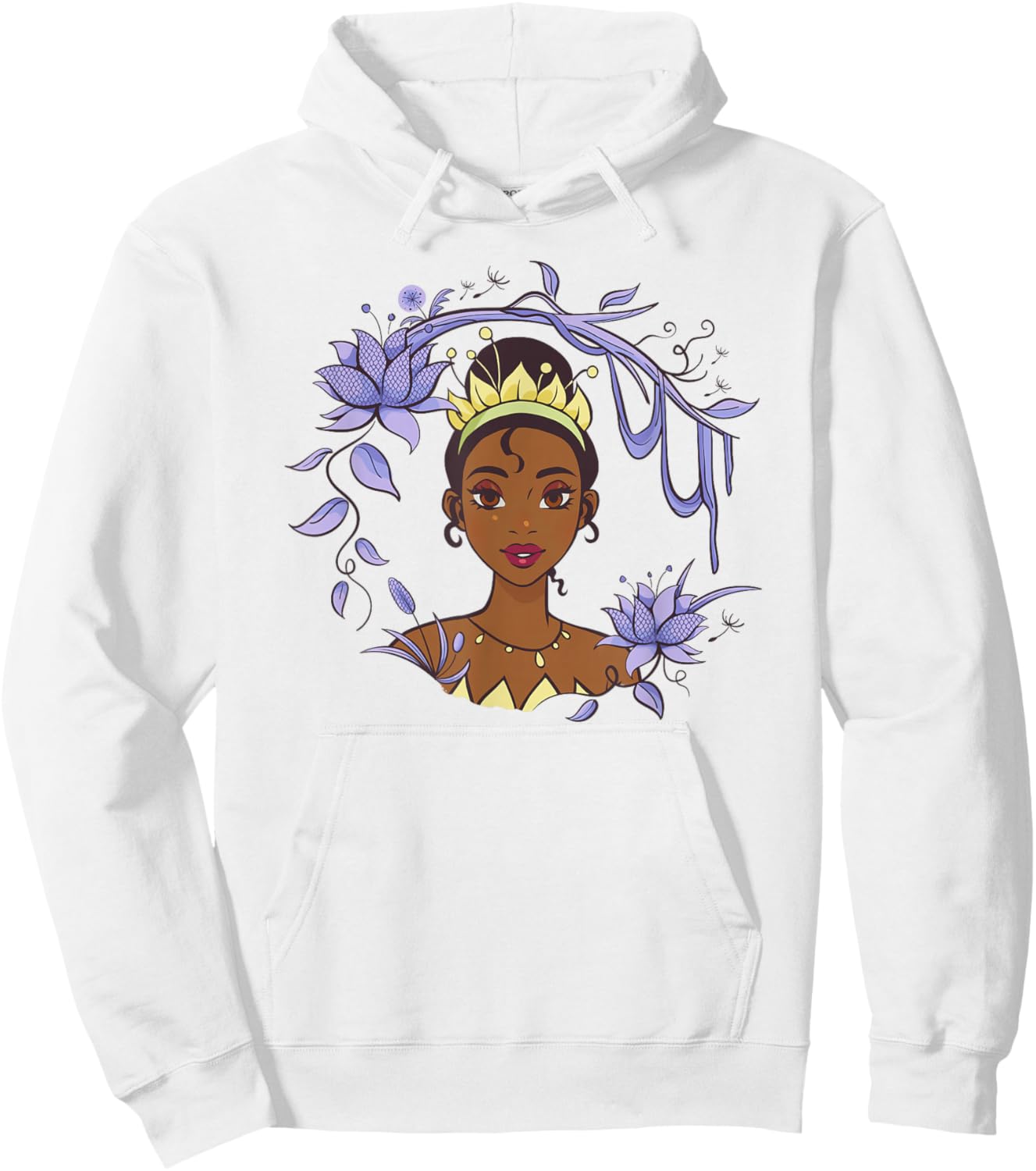 Disney The Princess and The Frog Princess Tiana Vines Wreath Hoodie - Hoodie | White