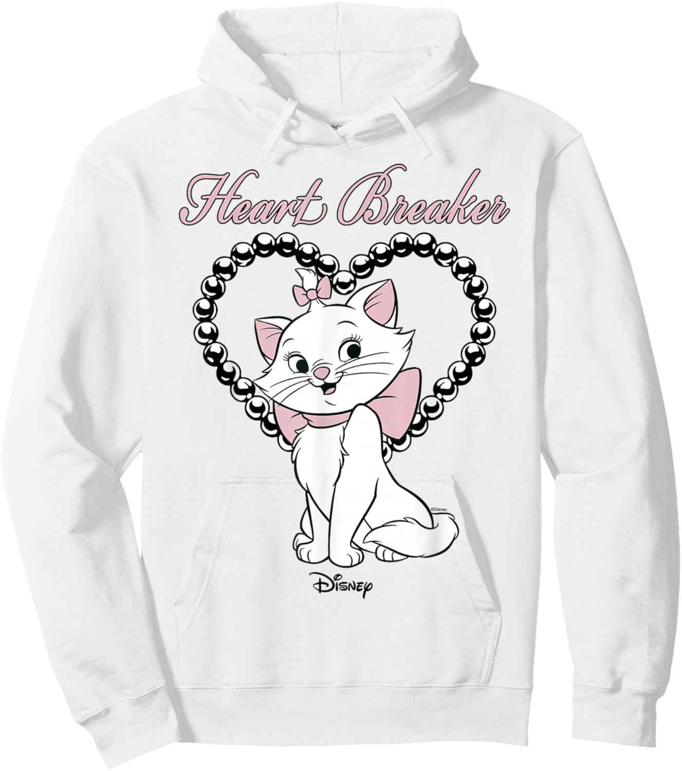 Disney The Aristocats Marie Heart Breaker Bow Hoodie - Hoodie | White