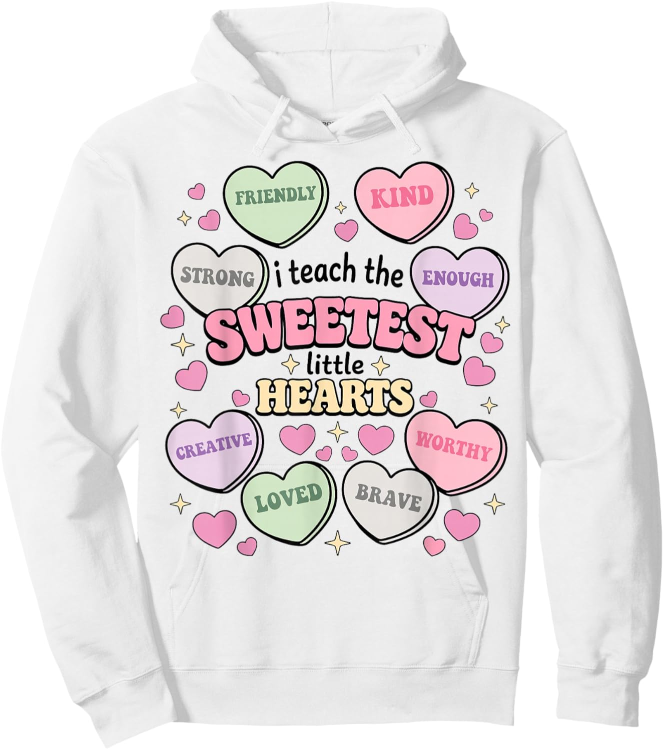 Valentines Hoodie - Hoodie | White