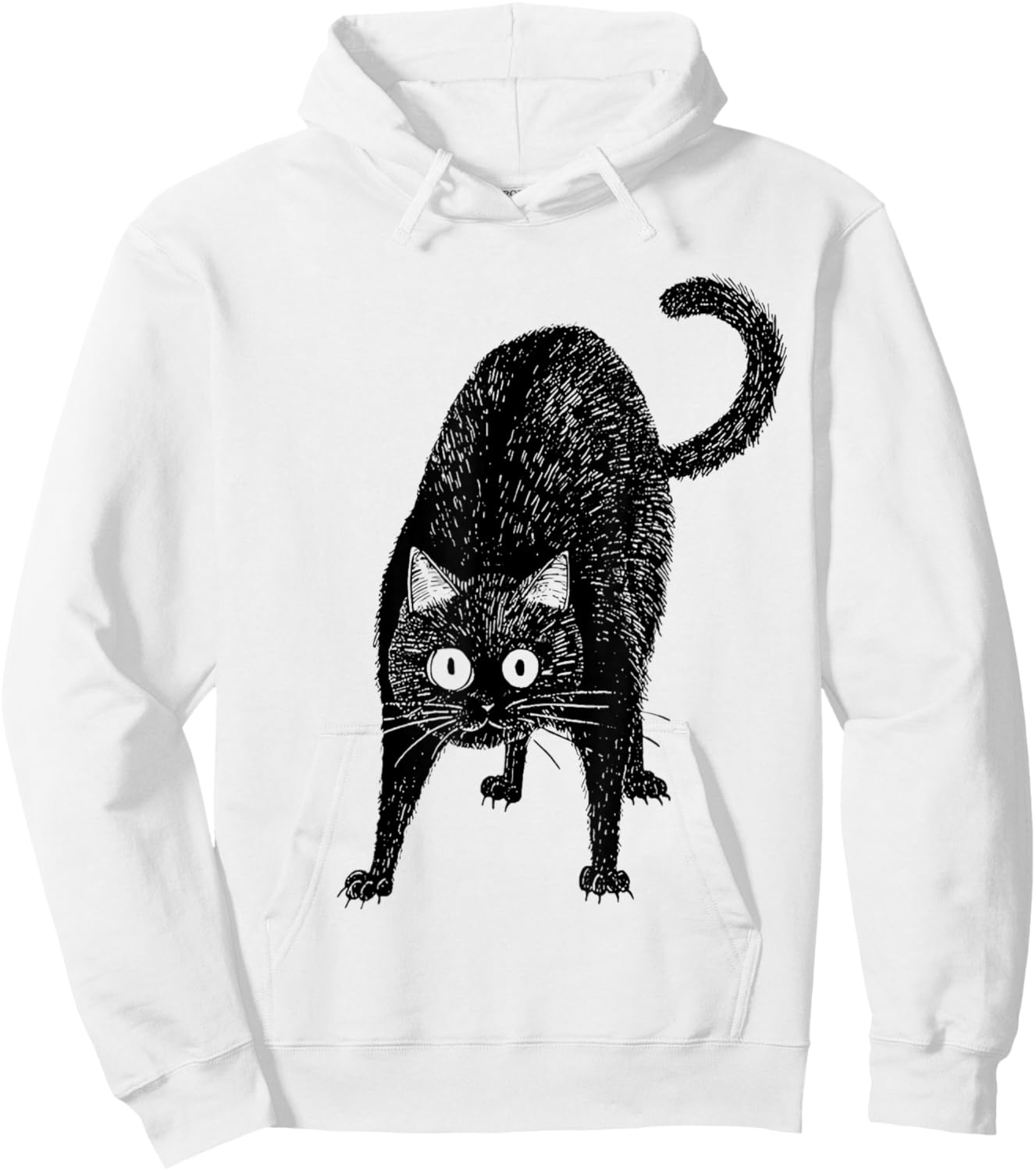 Alert cat Hoodie - Hoodie | White