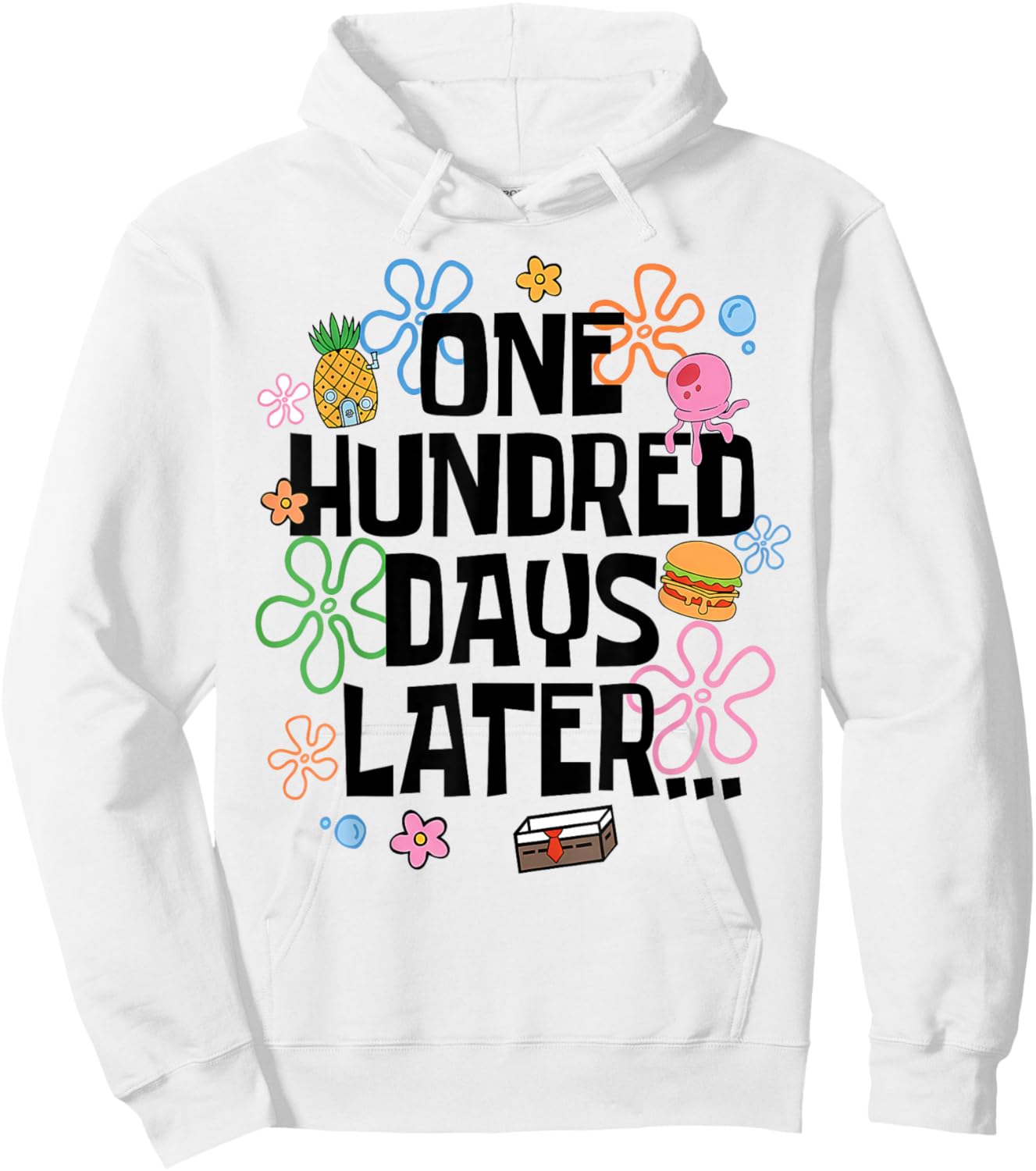 One Hundred Days Later 100 Days of School Student Teacher Hoodie - Hoodie | White
