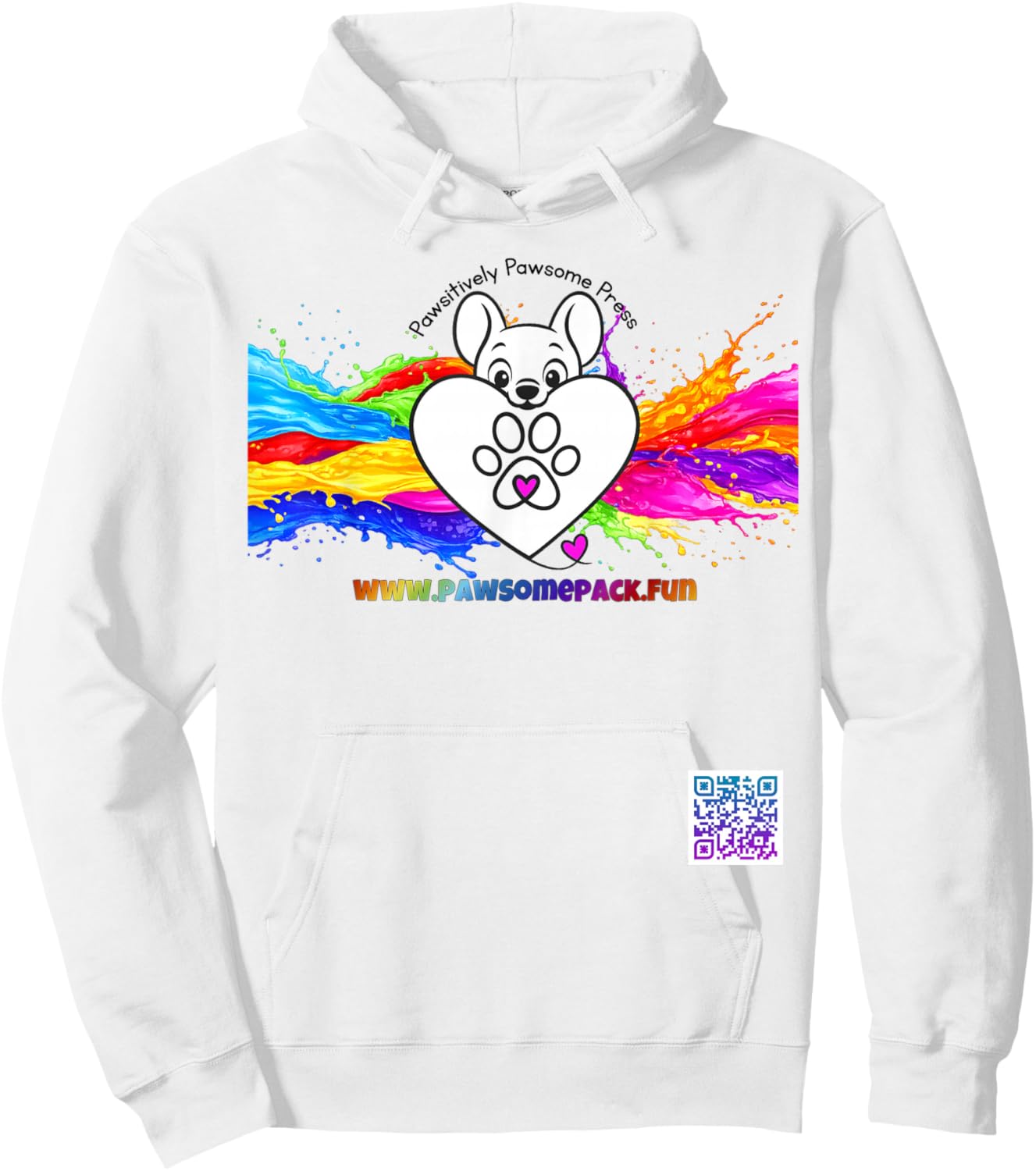 T-Shirt Hoodie - Hoodie | White