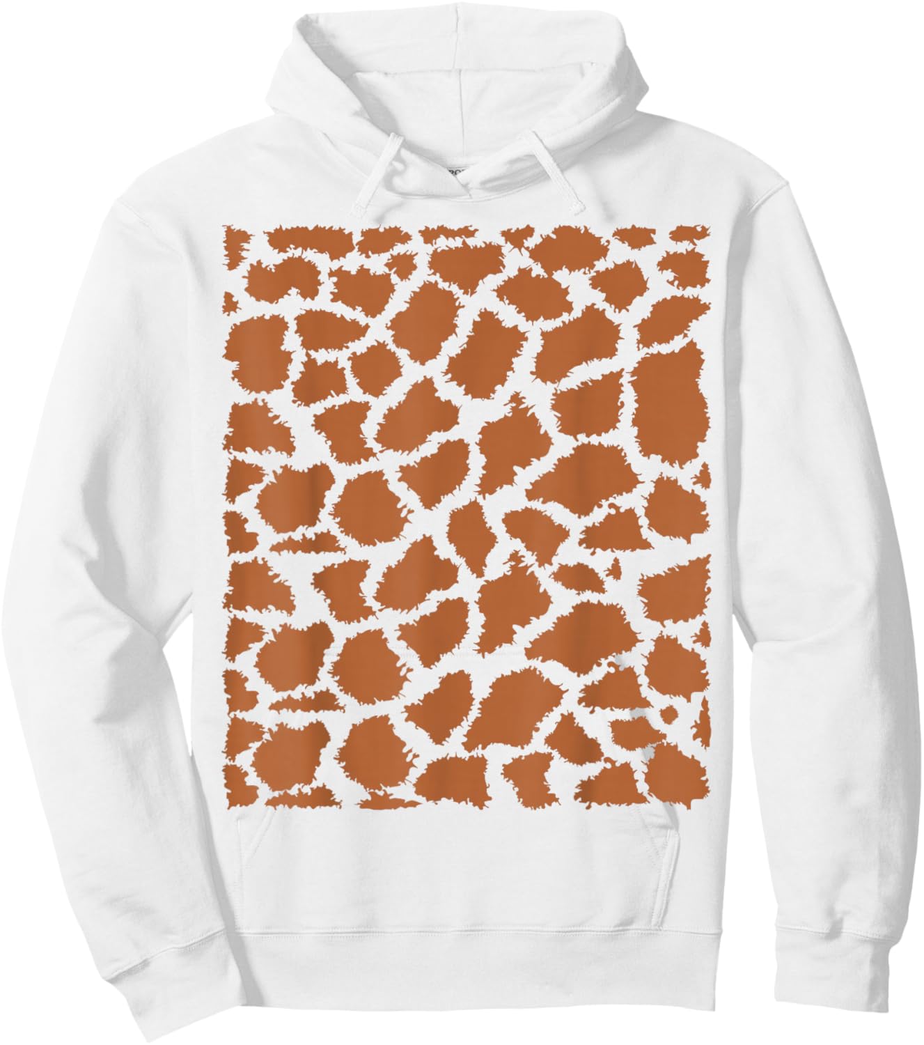 Giraffe Print Shirt Adult Men Women Kids Giraffe Costume Hoodie - Hoodie | White