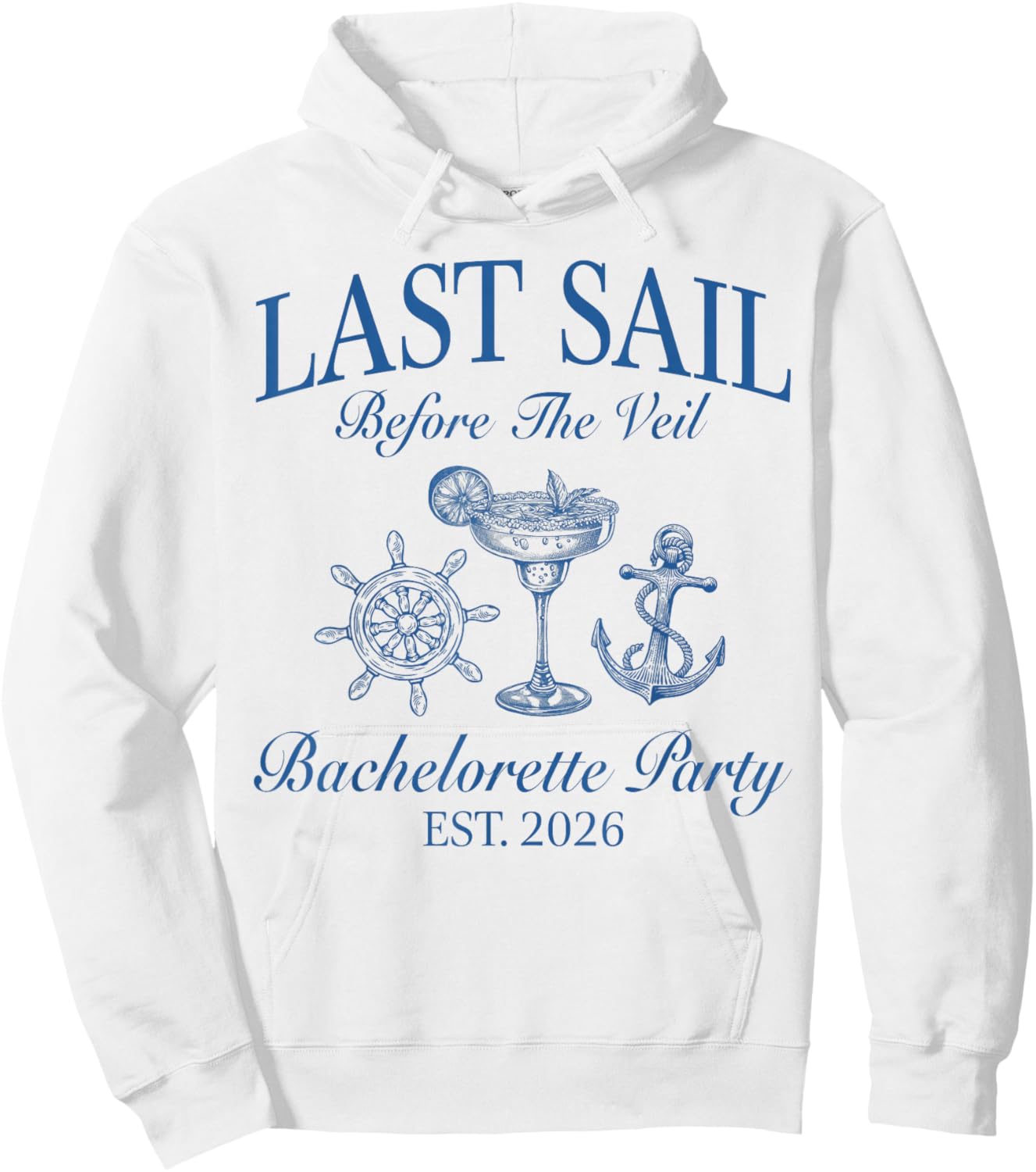 Last Sail Before The Veil 2026 Drinking Beach Bach Crew Hoodie - Hoodie | White