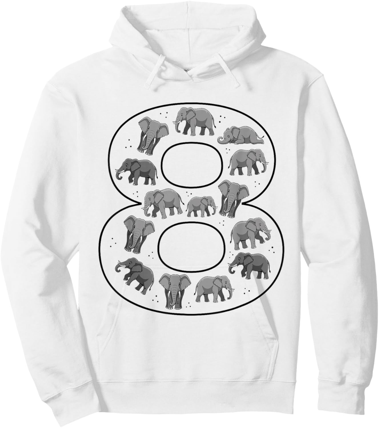 Animal Hoodie - Hoodie | White