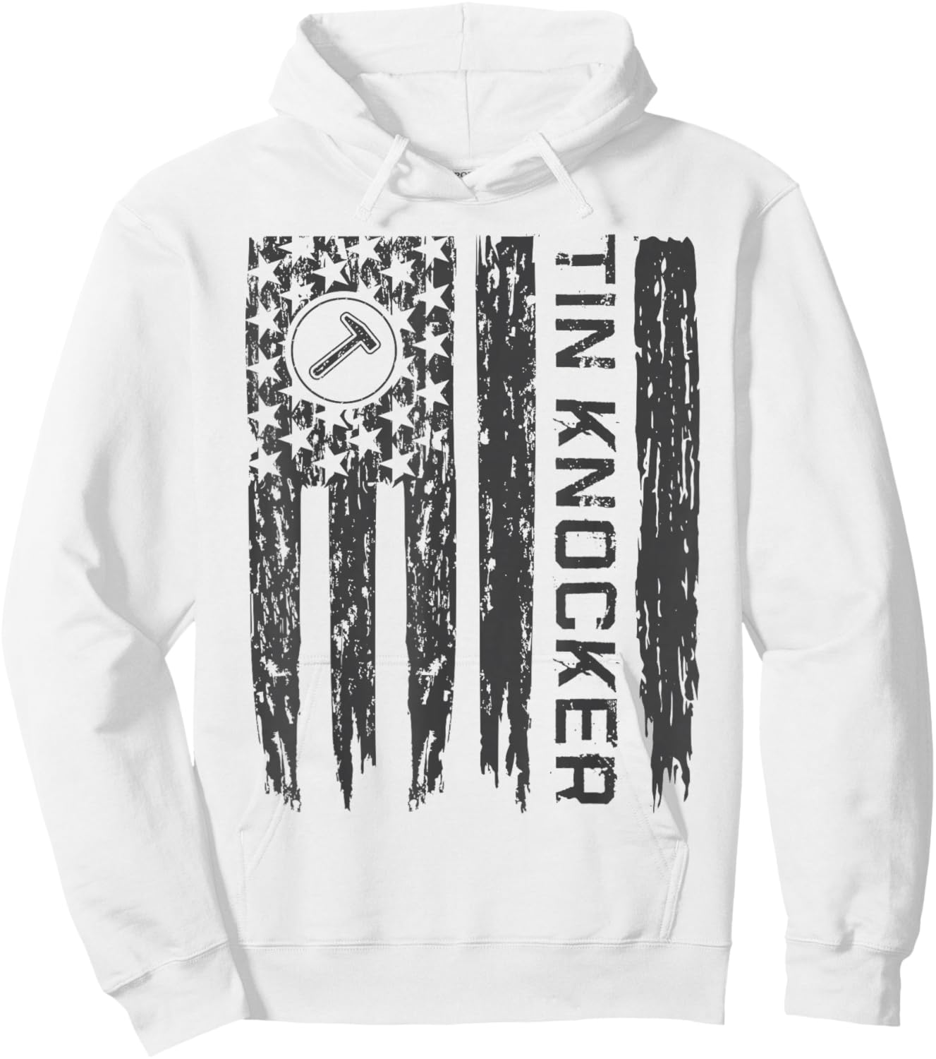 Tin Knocker Accessories Sheet Metal Workers Tin Knocker Hoodie - Hoodie | White
