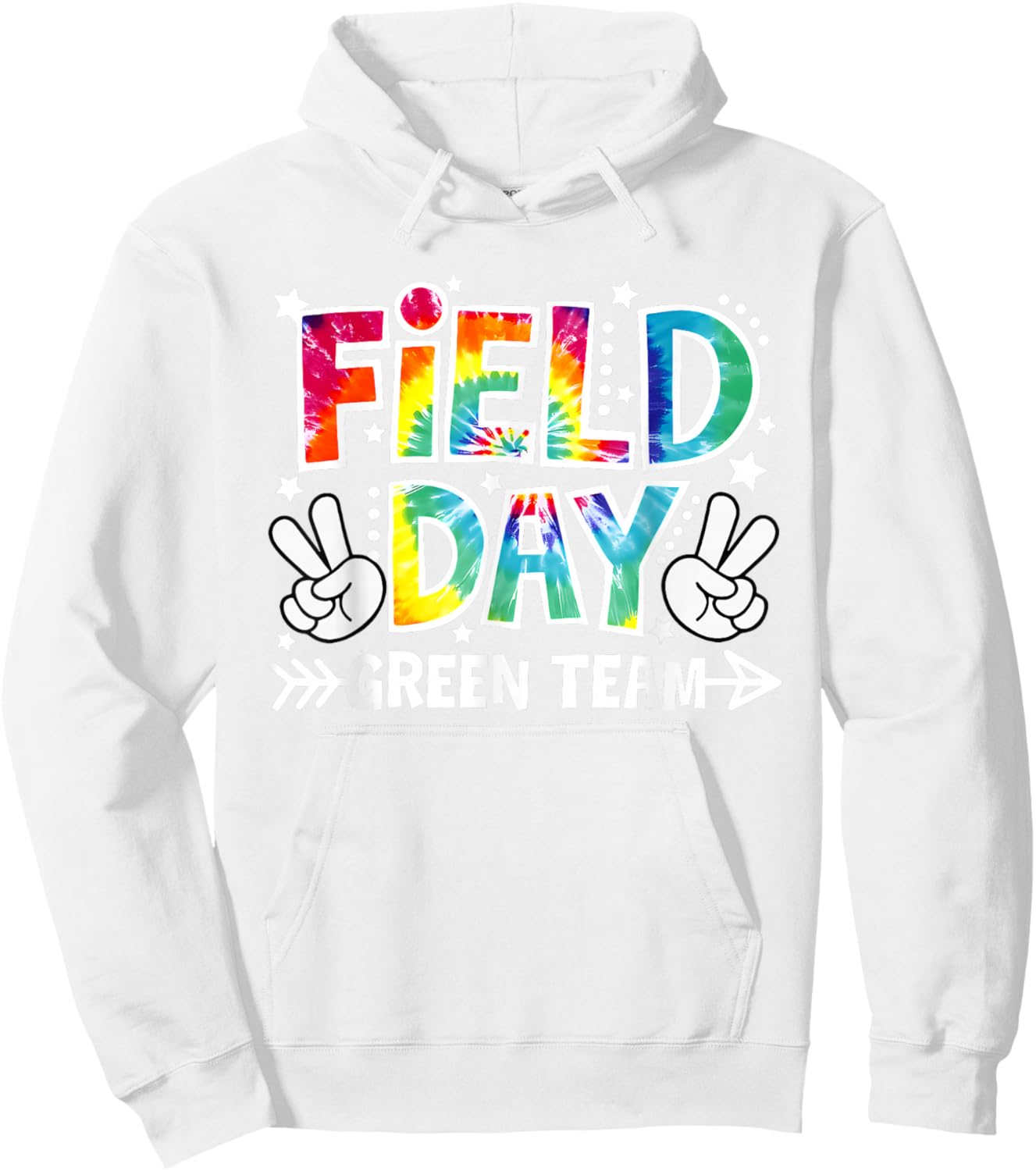 Field Day Green Team Funny for Teacher Kids Field Day Games Hoodie - Hoodie | White