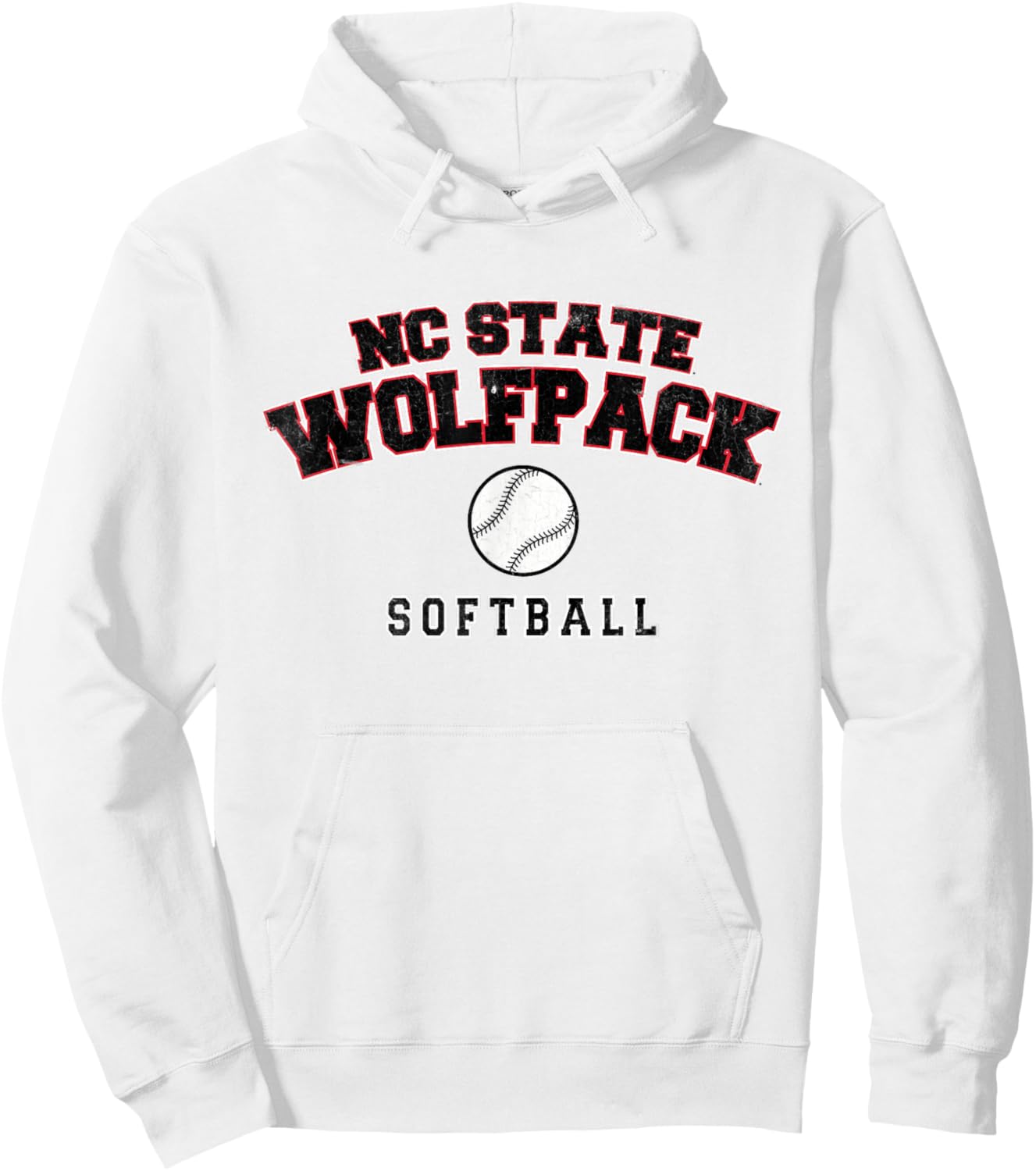 NC State Wolfpack Softball Hoodie - Hoodie | White