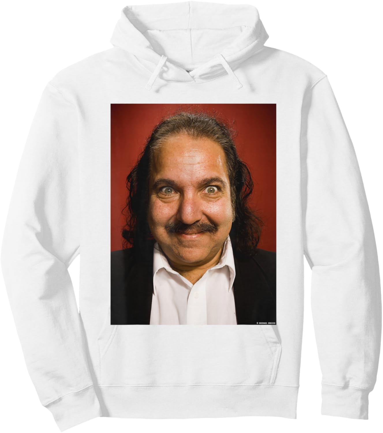 Ron Jeremy Adult Film Porn Actor by Michael Grecco Hoodie - Hoodie | White