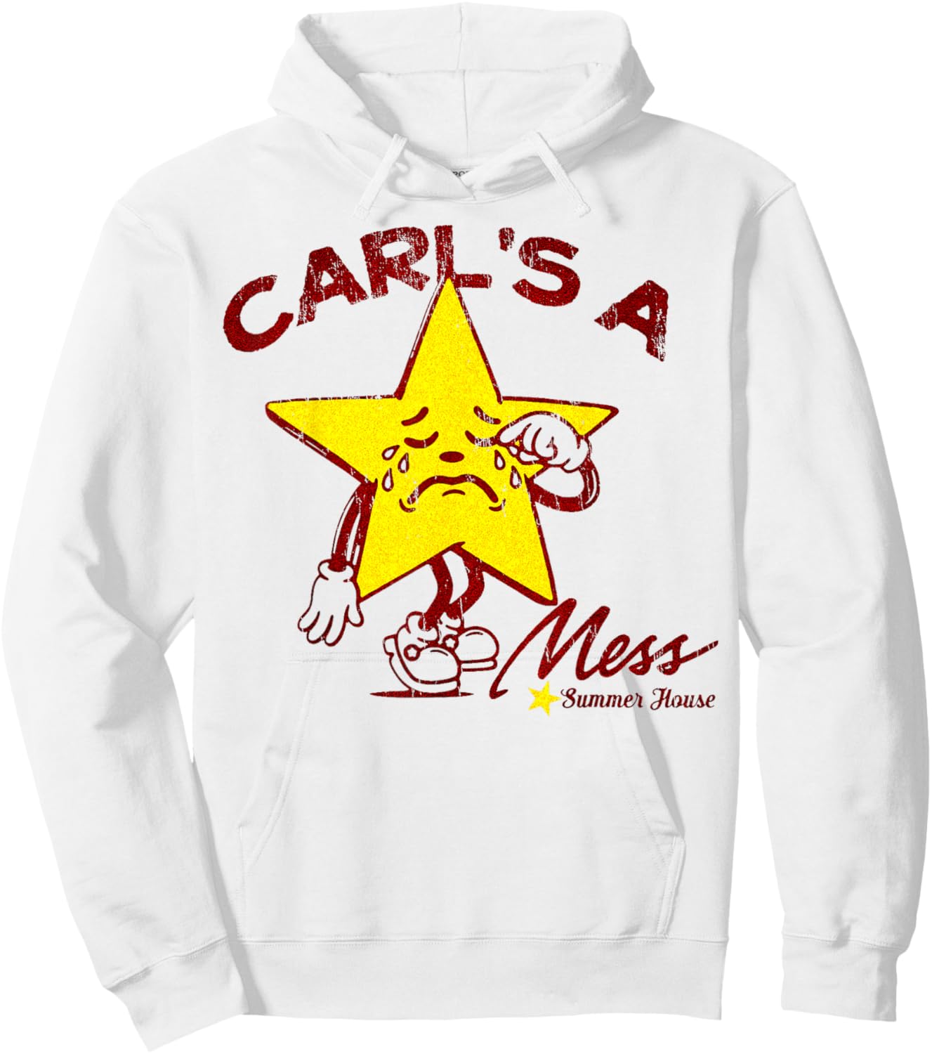 Carl's A Mess Summerhouse Hoodie - Hoodie | White