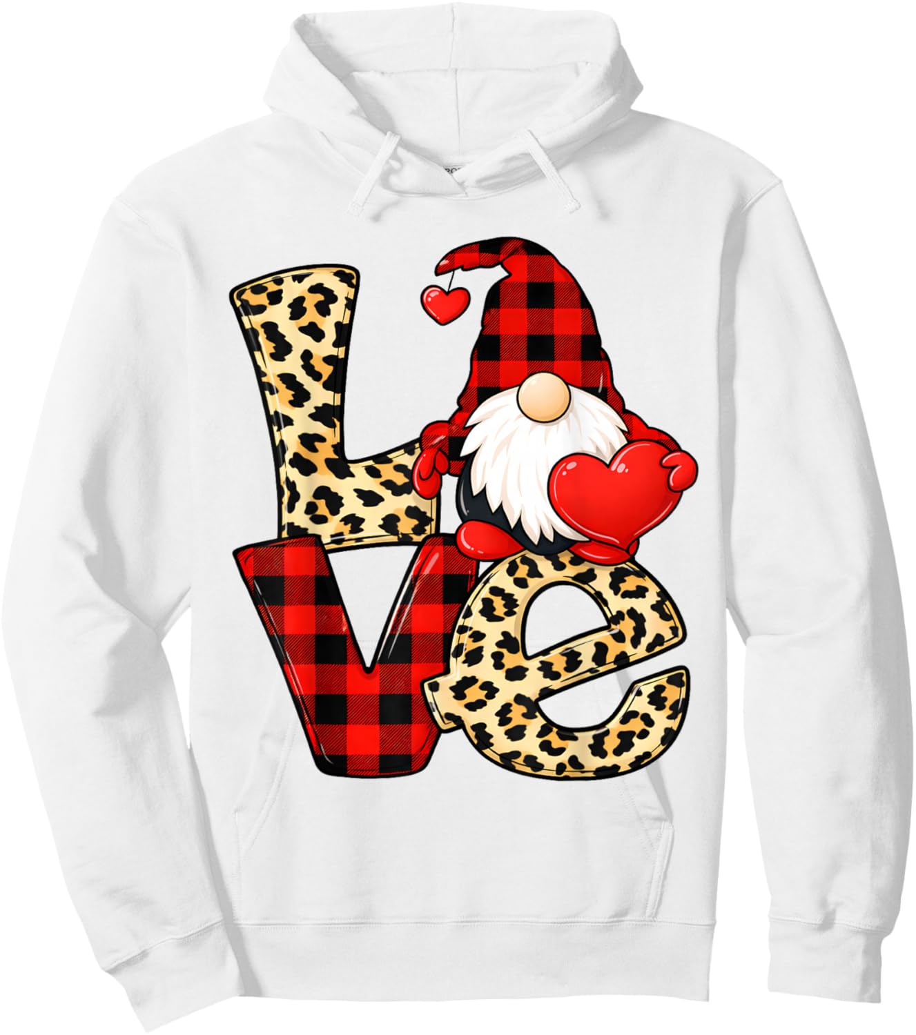 Gnome Love Valentine Gnomes Valentines Day Men Women Kids Hoodie - Hoodie | White