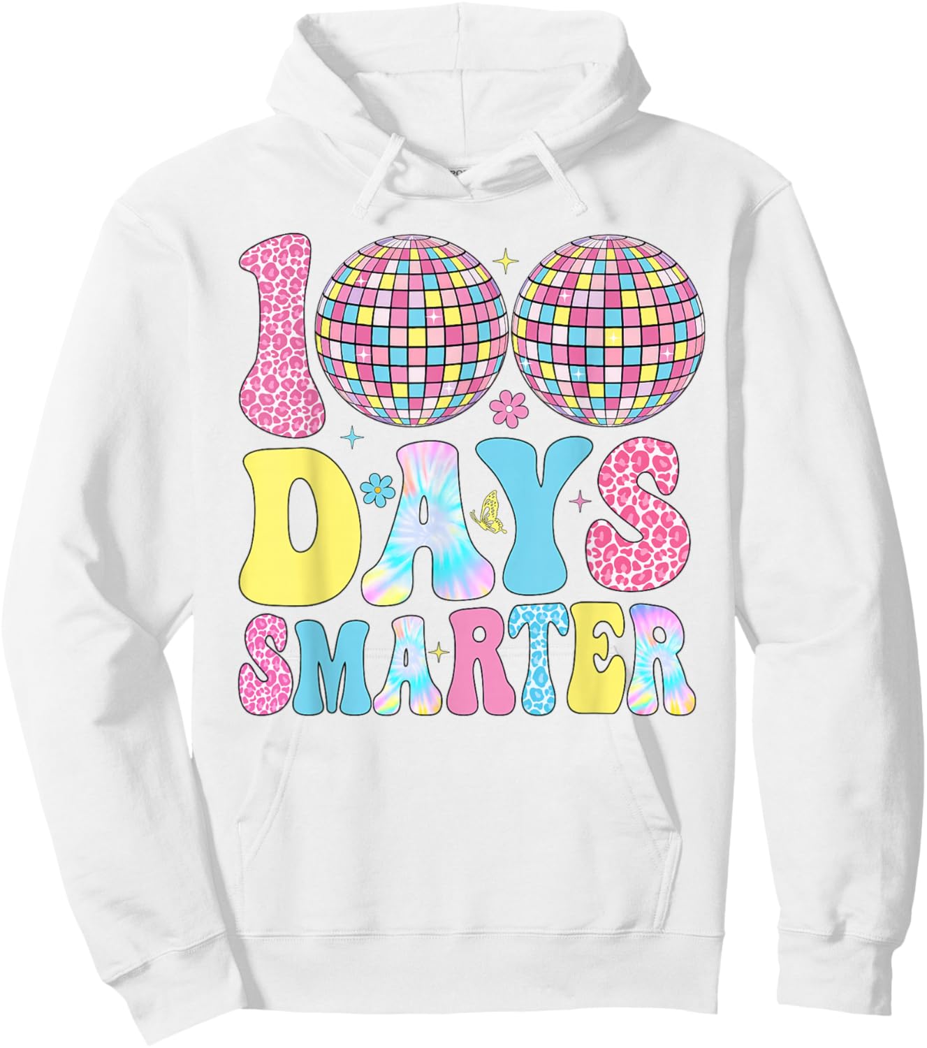 100 Days Smarter Teacher Boys Girls Kids 100th Day of School Hoodie - Hoodie | White