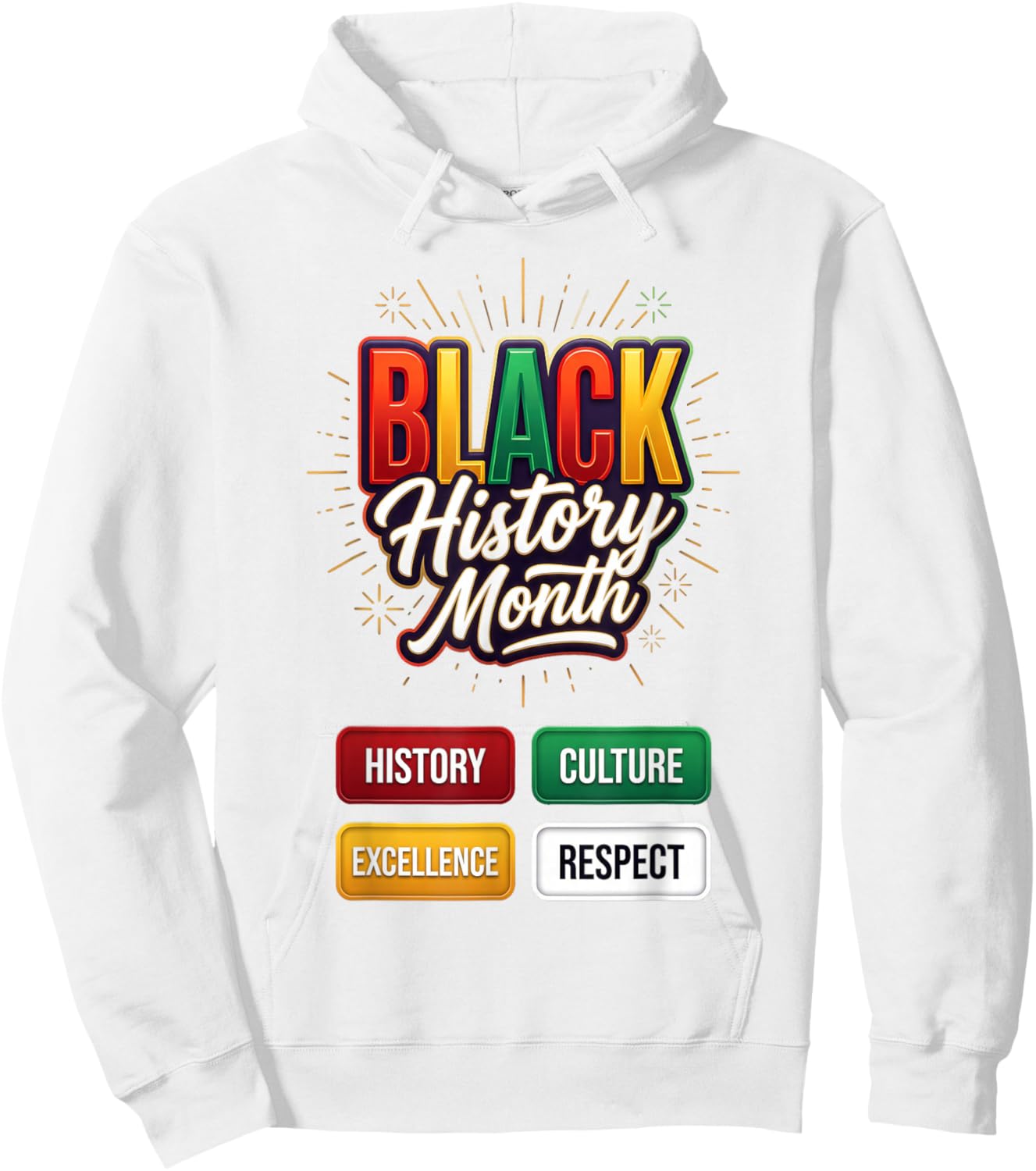 Black History Month Africa African Kids Hoodie - Hoodie | White