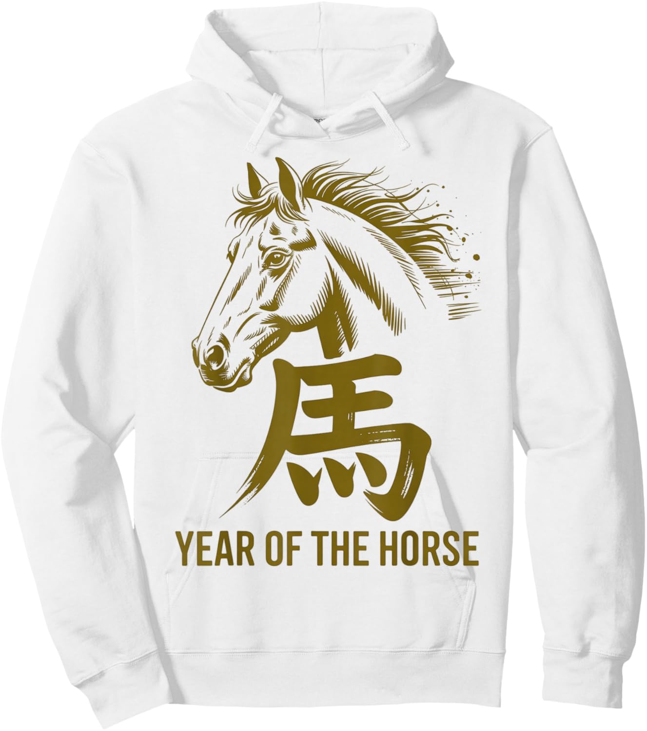 Year of The Horse Chinese Zodiac Year of Horse Hoodie - Hoodie | White