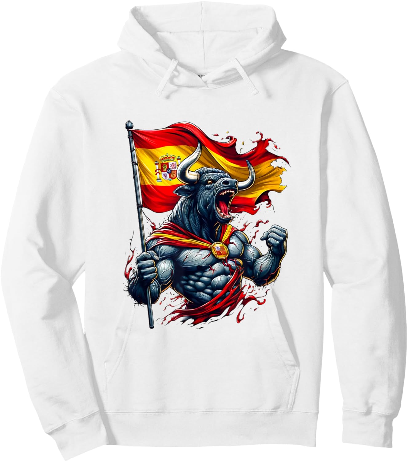 Spain , Spanish Clothes, Spain Shirts for Kids Spain Hoodie - Hoodie | White